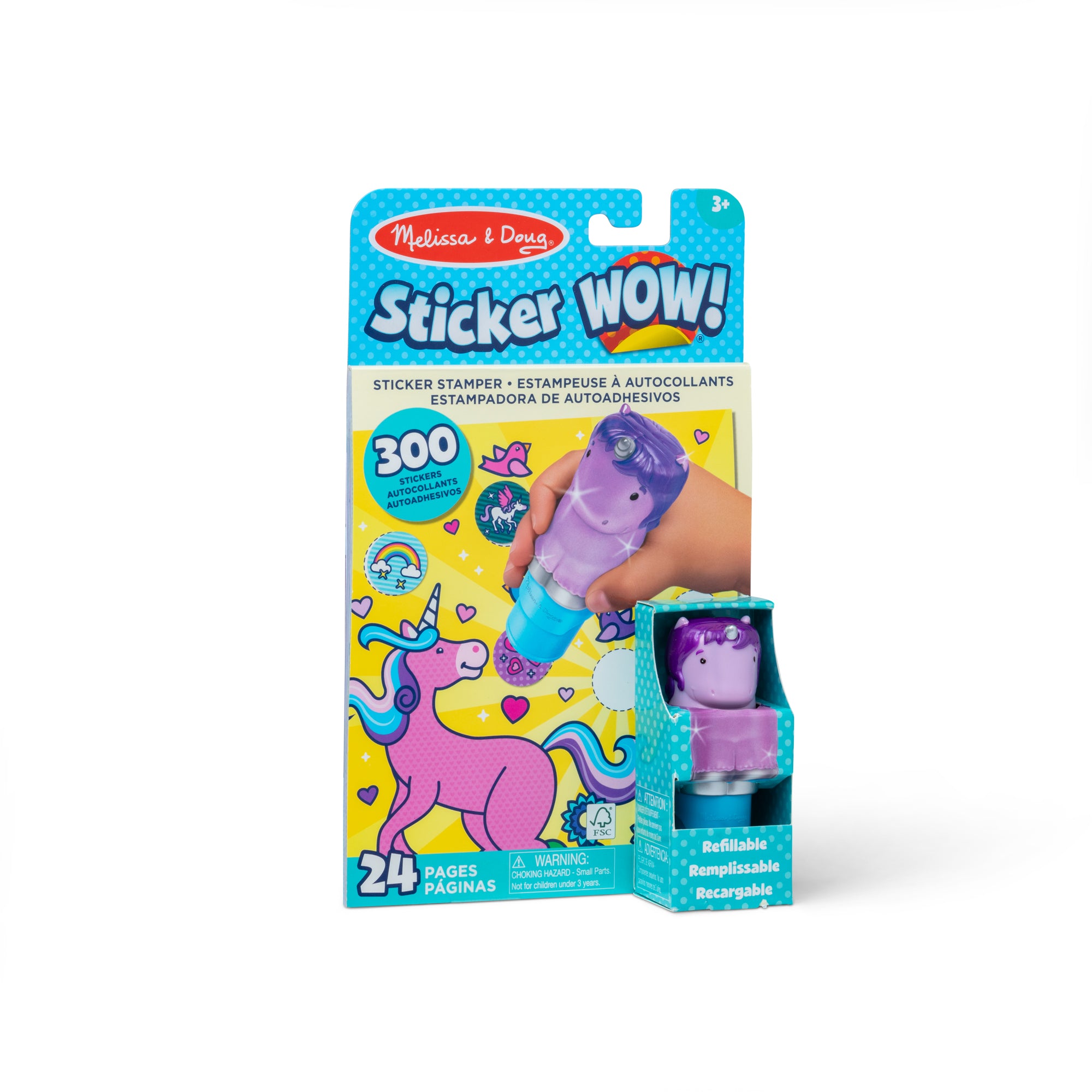 Sticker WOW!™ Activity Pad & Sticker Stamper - Purple Unicorn