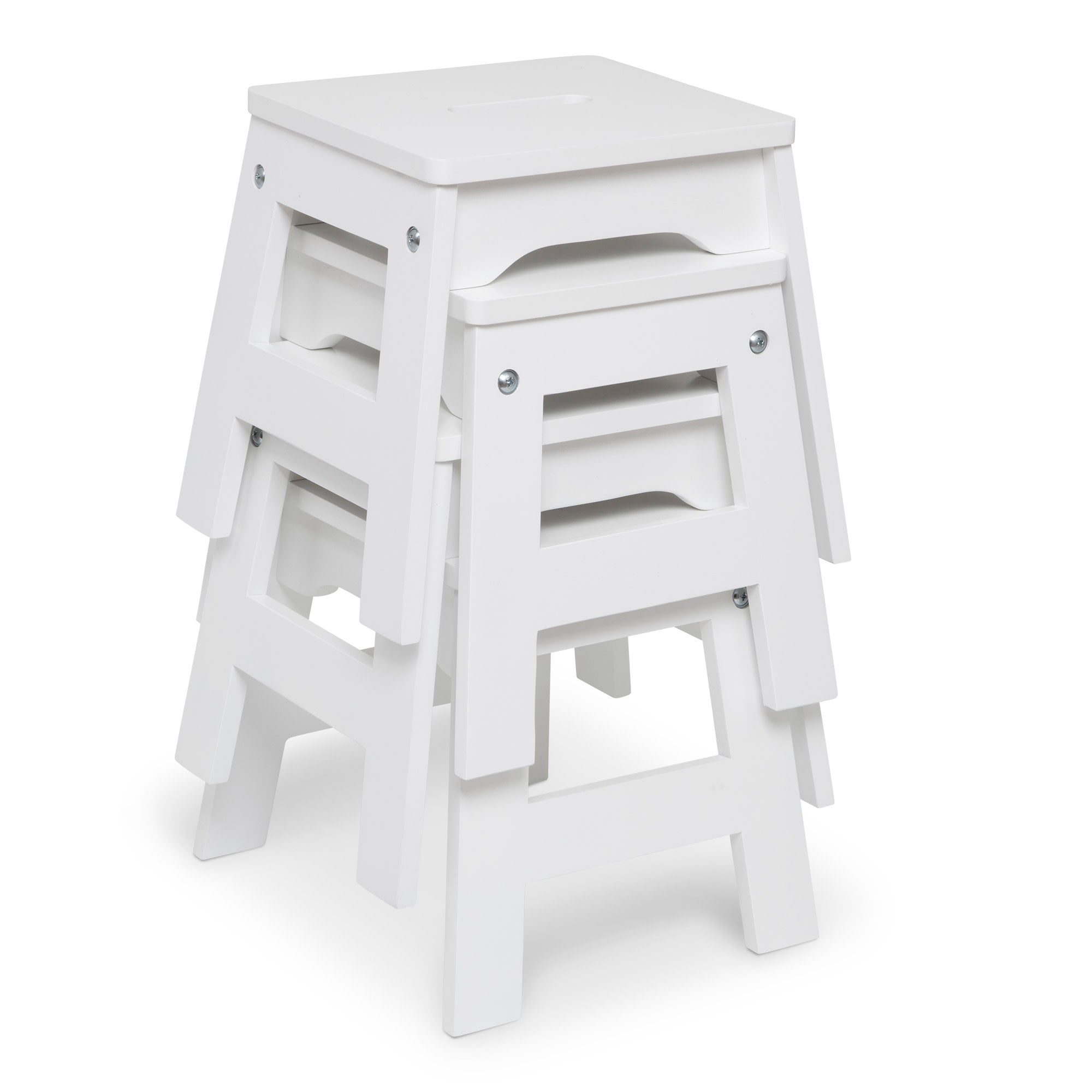 Wooden Stools – Set of 4 - Image 4