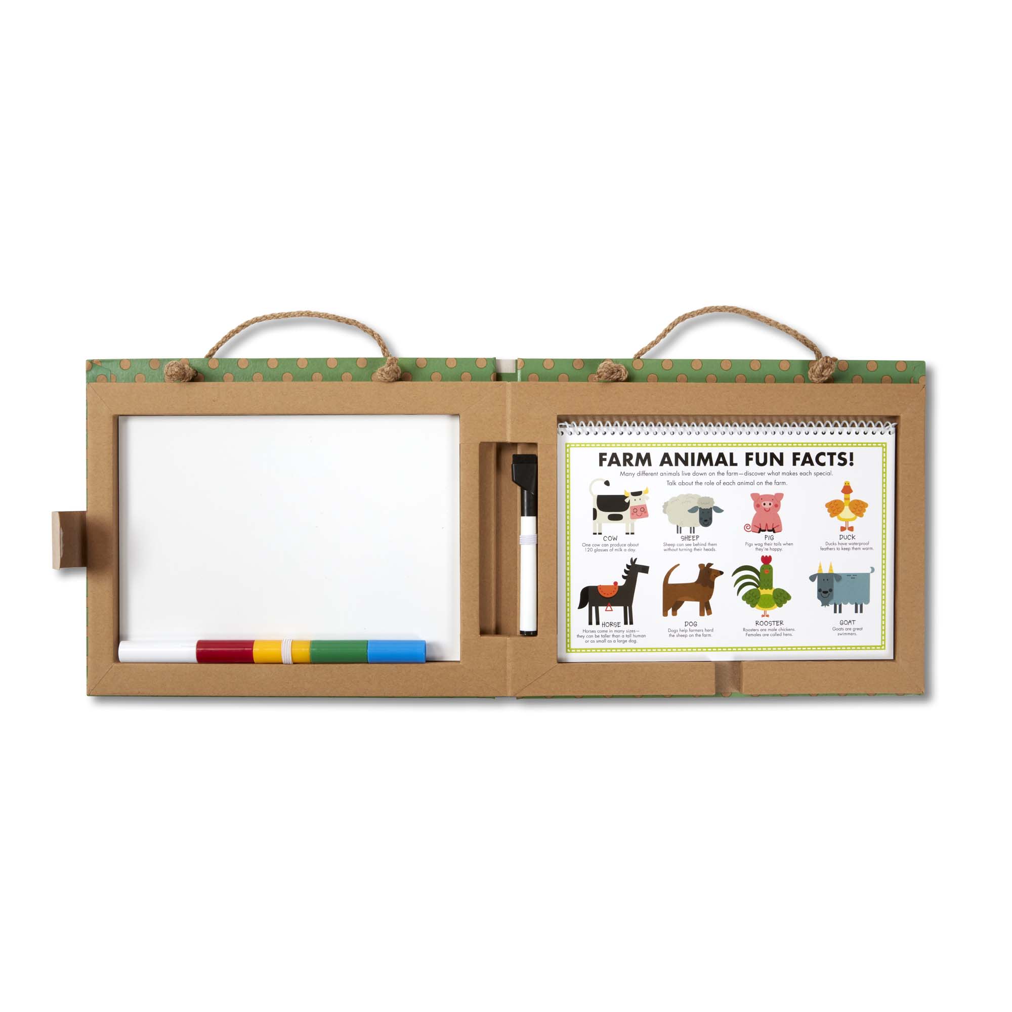 Natural Play: Play. Draw. Create Reusable Drawing & Magnet Kit – Farm - Image 9