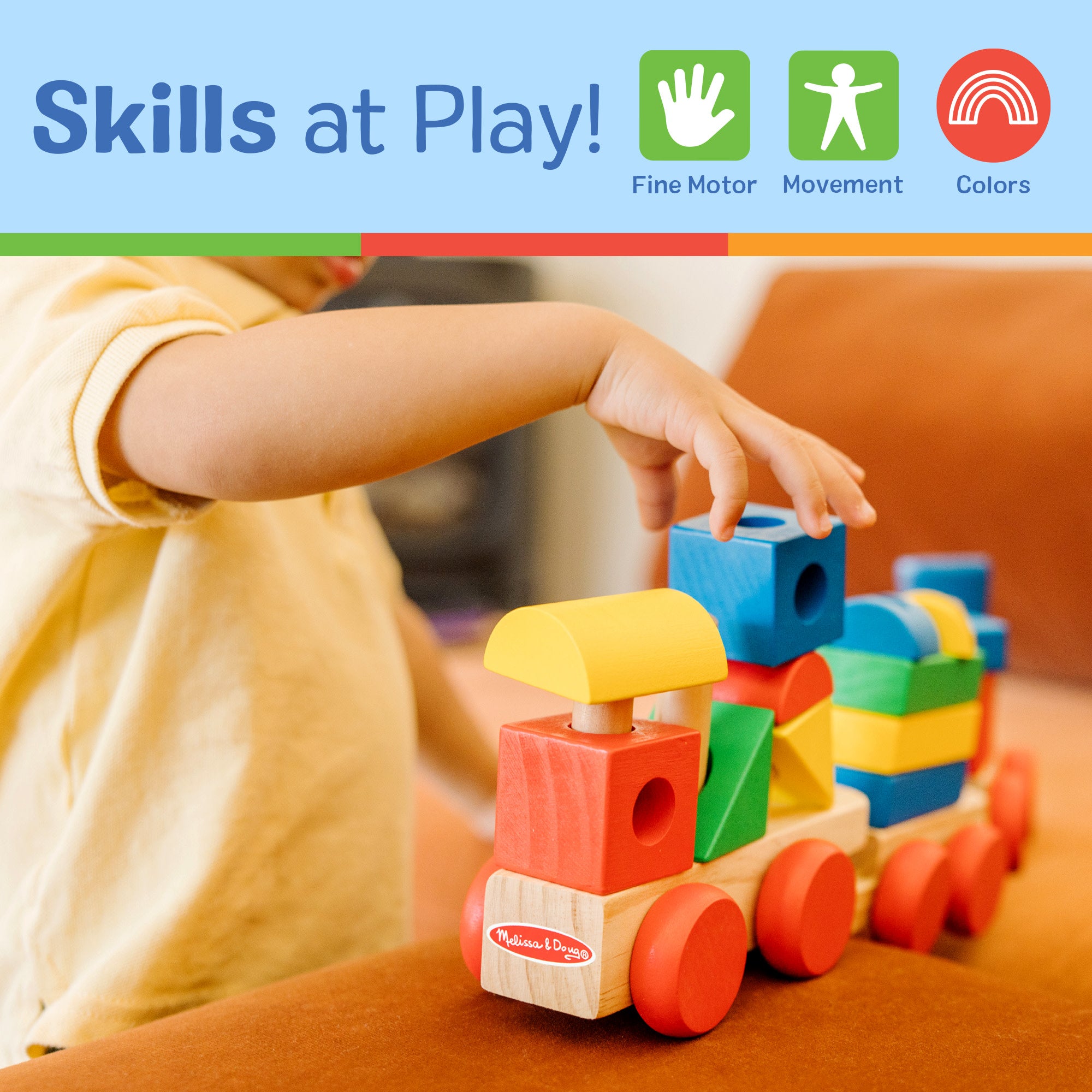 Stacking Train Toddler Toy - Image 4