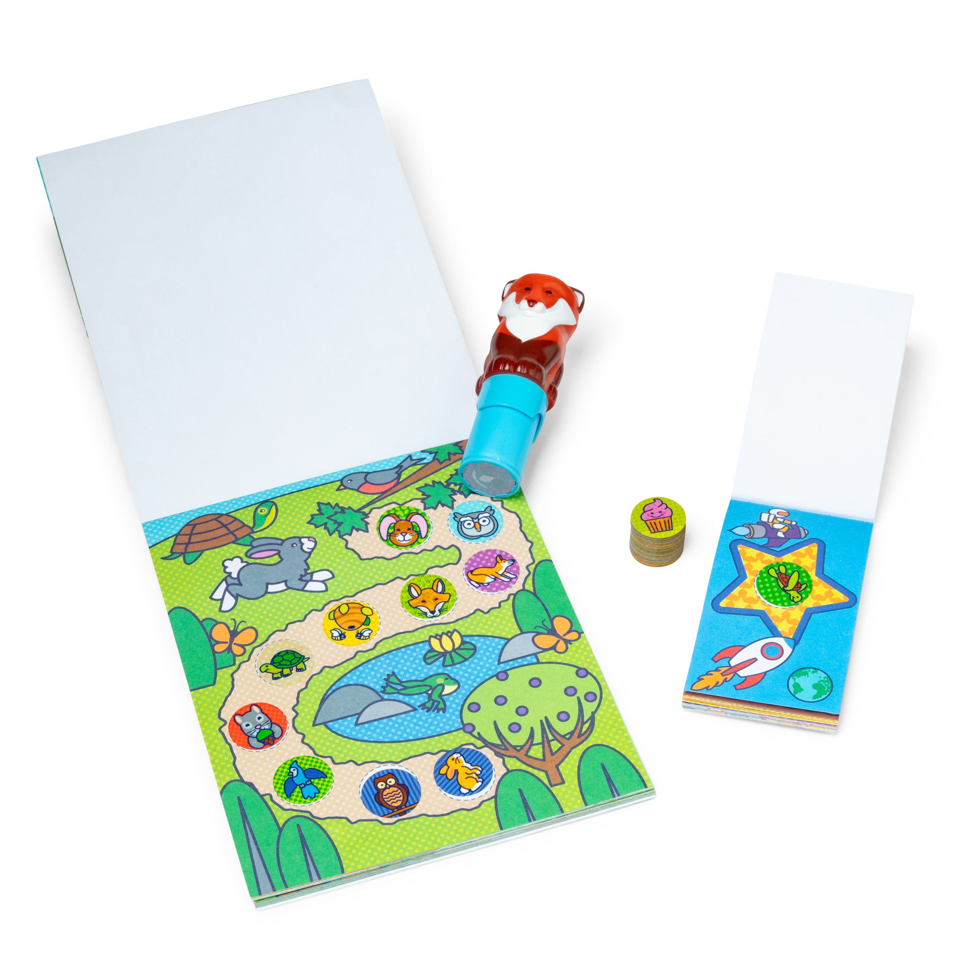 Sticker WOW!™ Fox Bundle: Activity Pad & Sticker Stamper + Mini Activity Pad and 200 Refill Stickers - Image 5