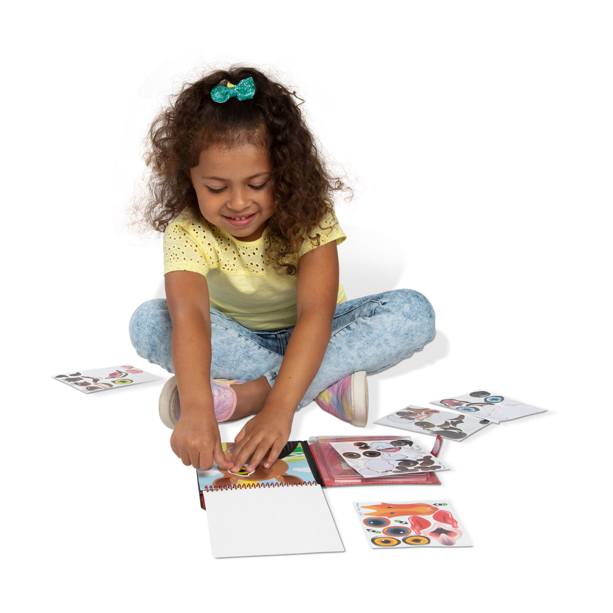 Make-a-Face – Farm Reusable Sticker Pad – On the Go Travel Activity - Image 5