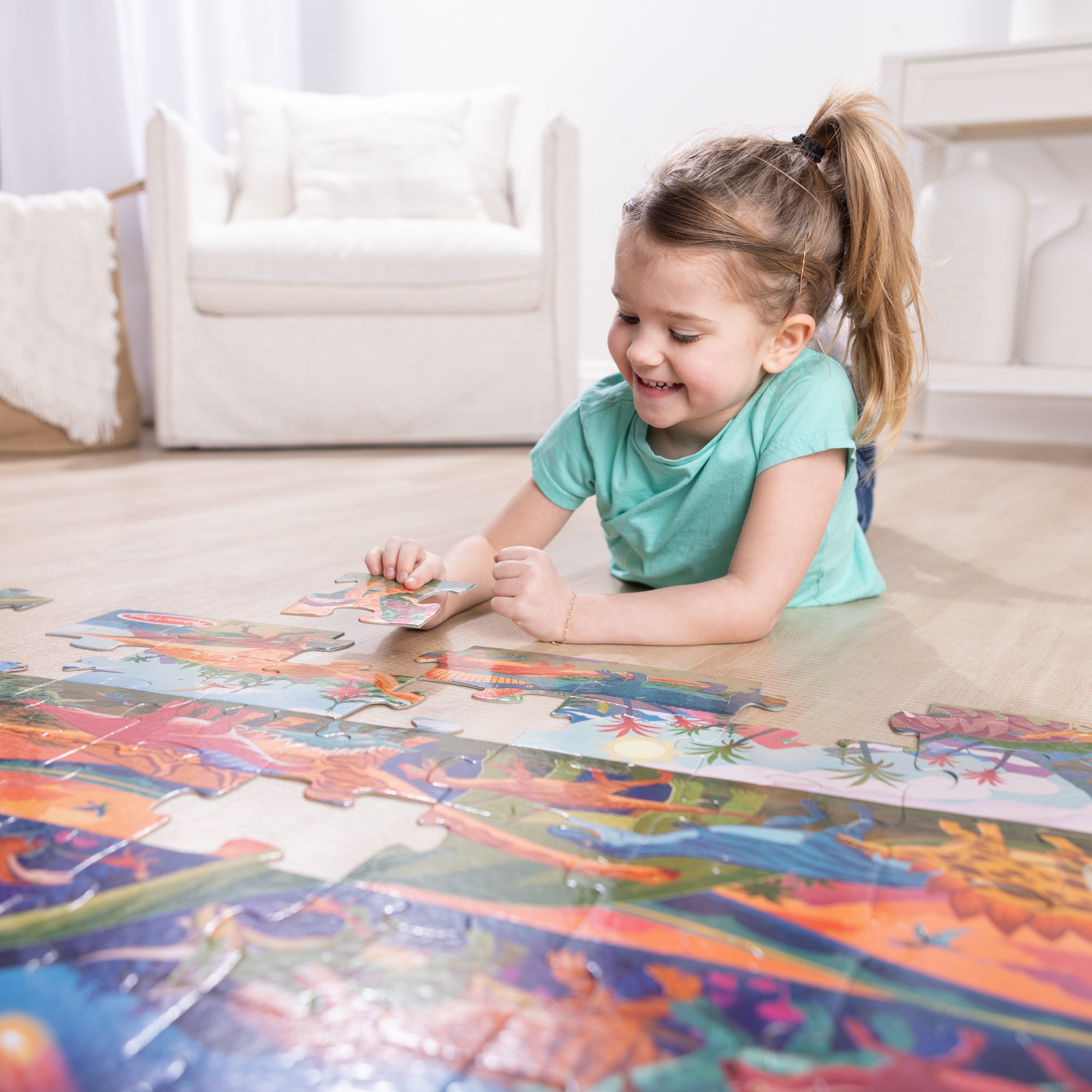 Dinosaur Floor Puzzle - 48 Pieces - Image 6