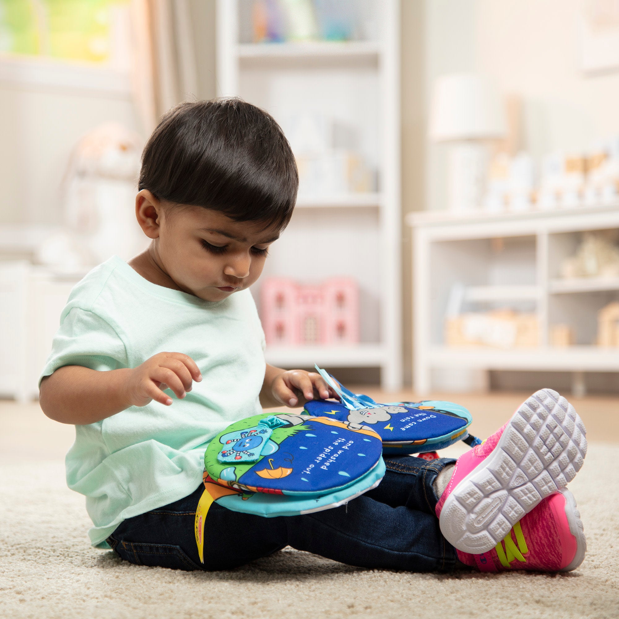K's Kids Itsy-Bitsy Spider Soft Activity Book - Image 3