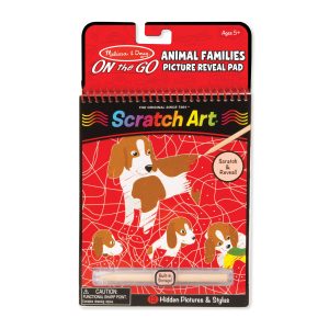 On the Go Scratch Art Color Reveal Pad - Animal Families