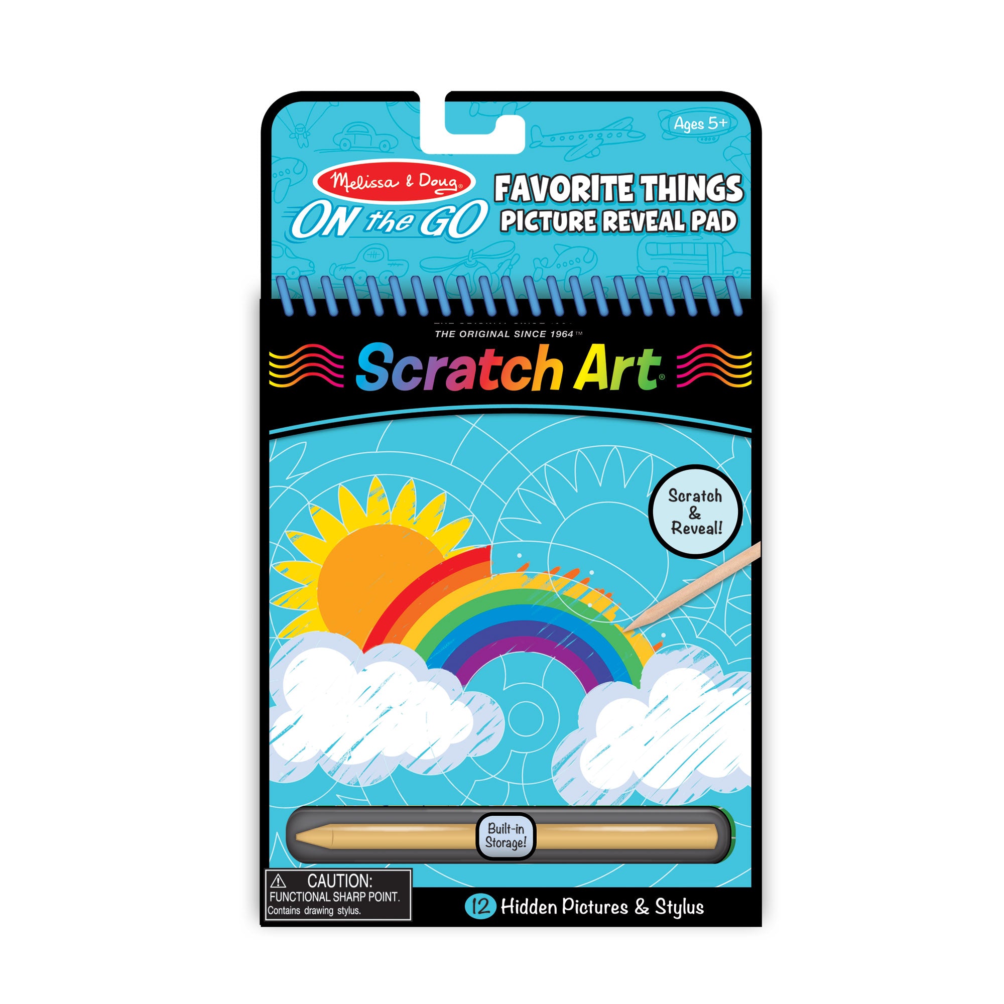 On the Go Scratch Art Picture Reveal Pad - Favorite Things