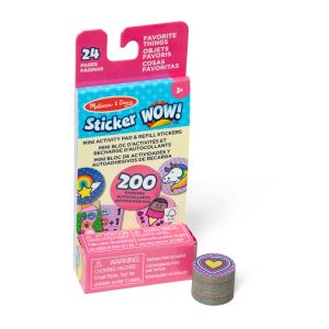 Sticker WOW!® Mini Activity Pad & Refill Stickers - Favorite Things (200+ Stickers. Stamper Not Included)