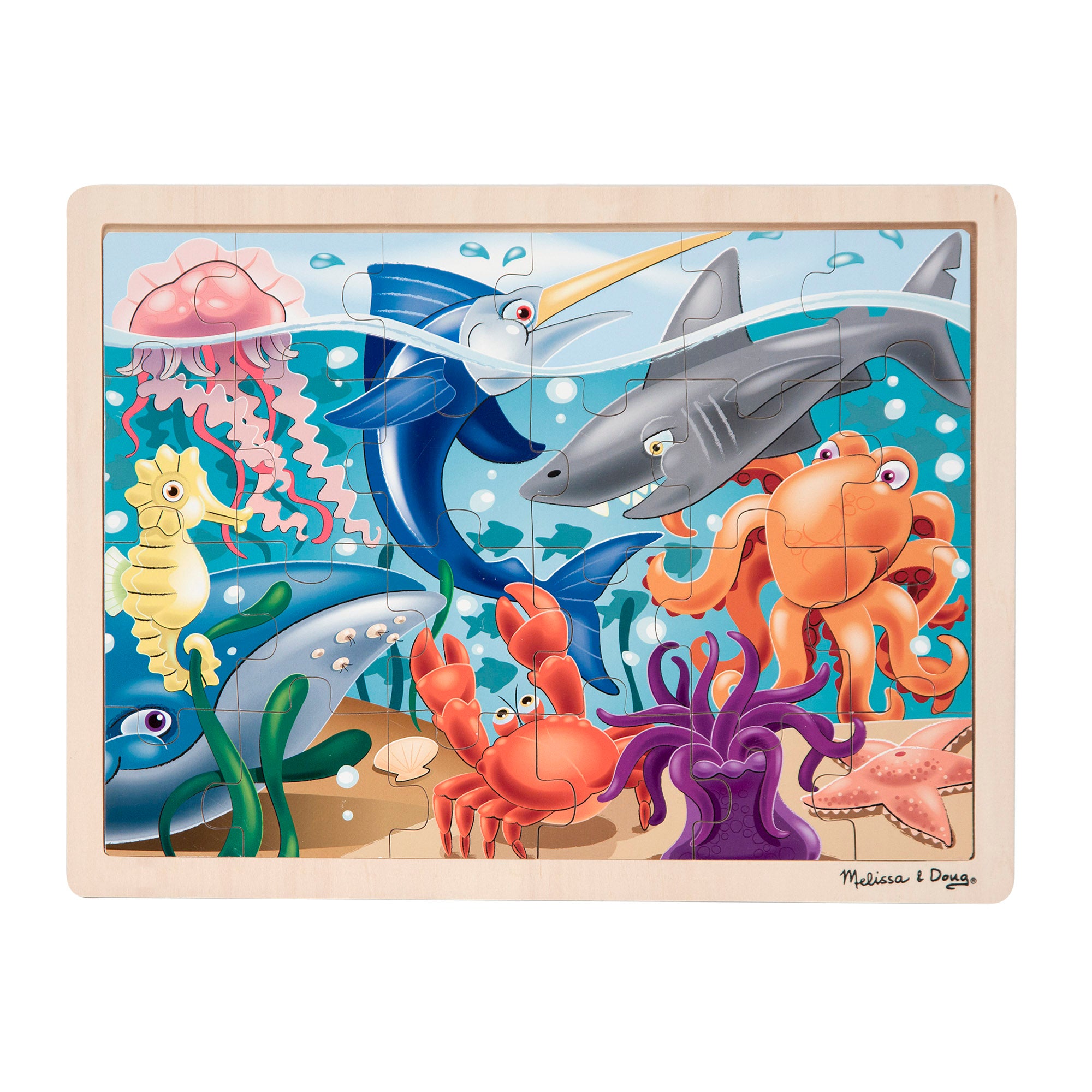 Wooden Jigsaw Puzzle - Under the Sea - 24 Pieces - Image 5
