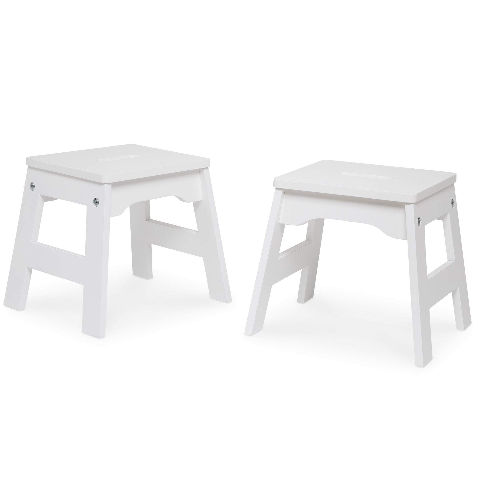 Wooden Stools – Set of 2 - Image 5
