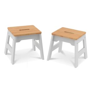 Wooden Stools – Set of 2