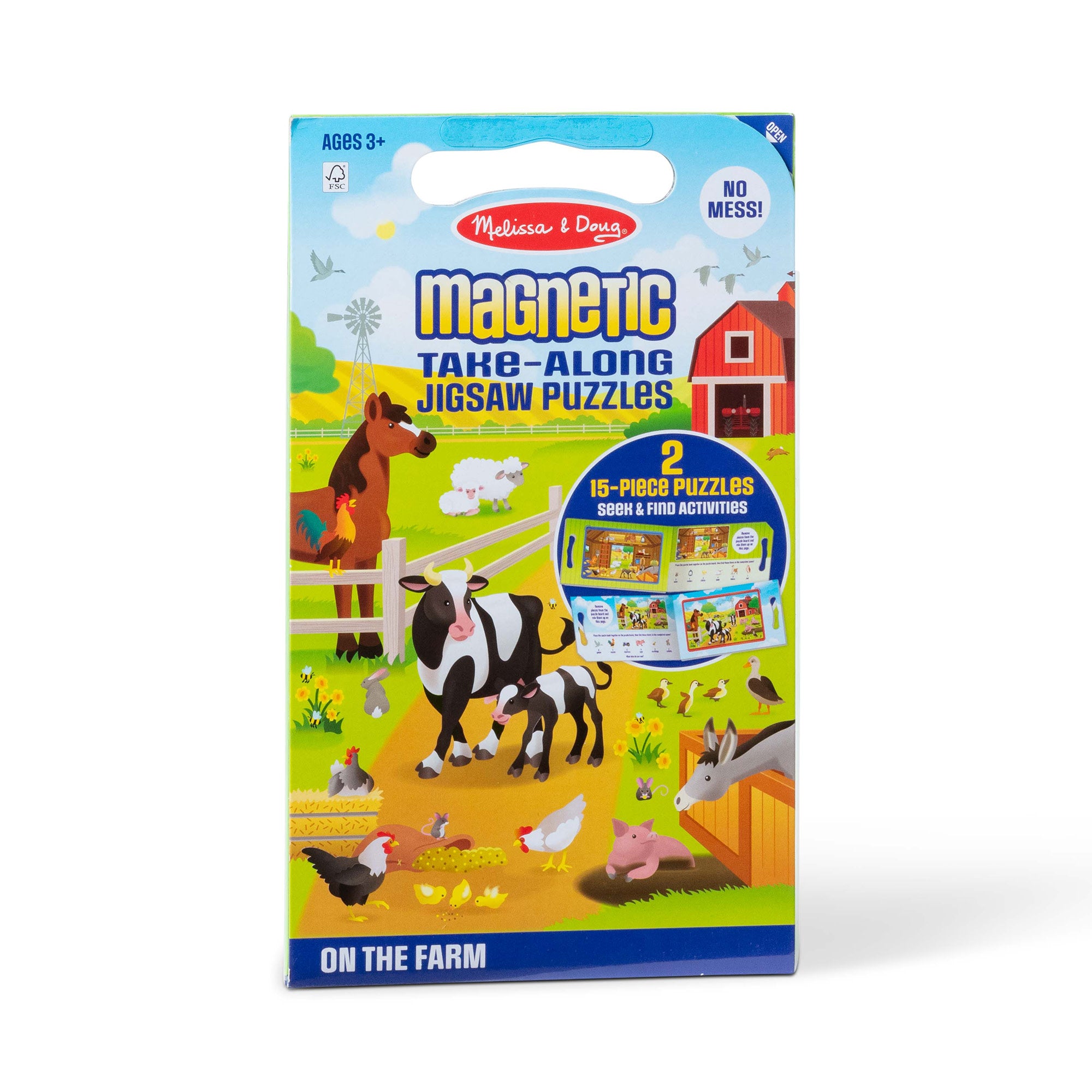 Take-Along Magnetic Jigsaw Puzzles – On the Farm