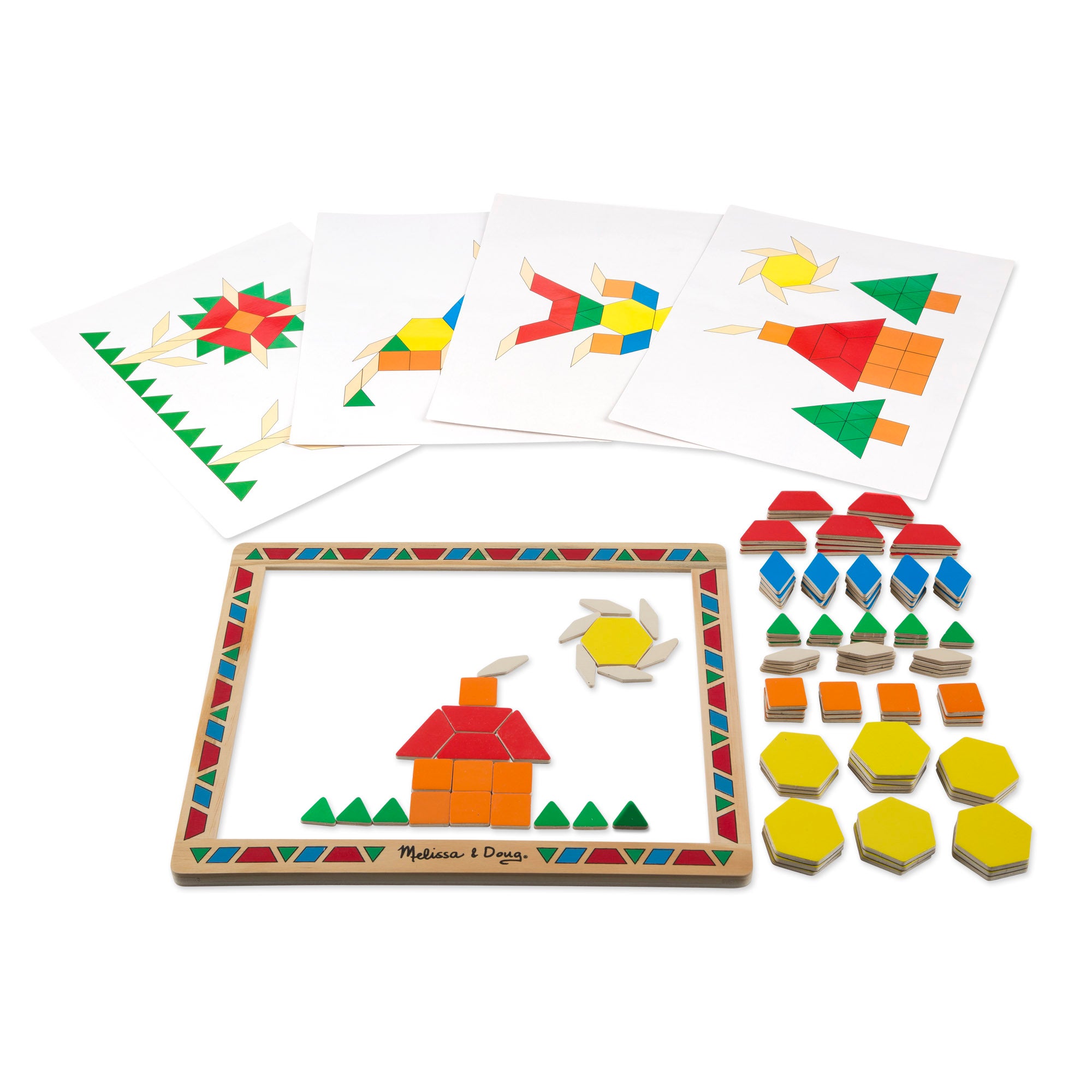 Wooden Magnetic Pattern Block Kit