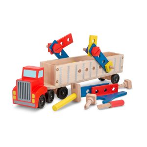 Wooden Big Rig Building Set