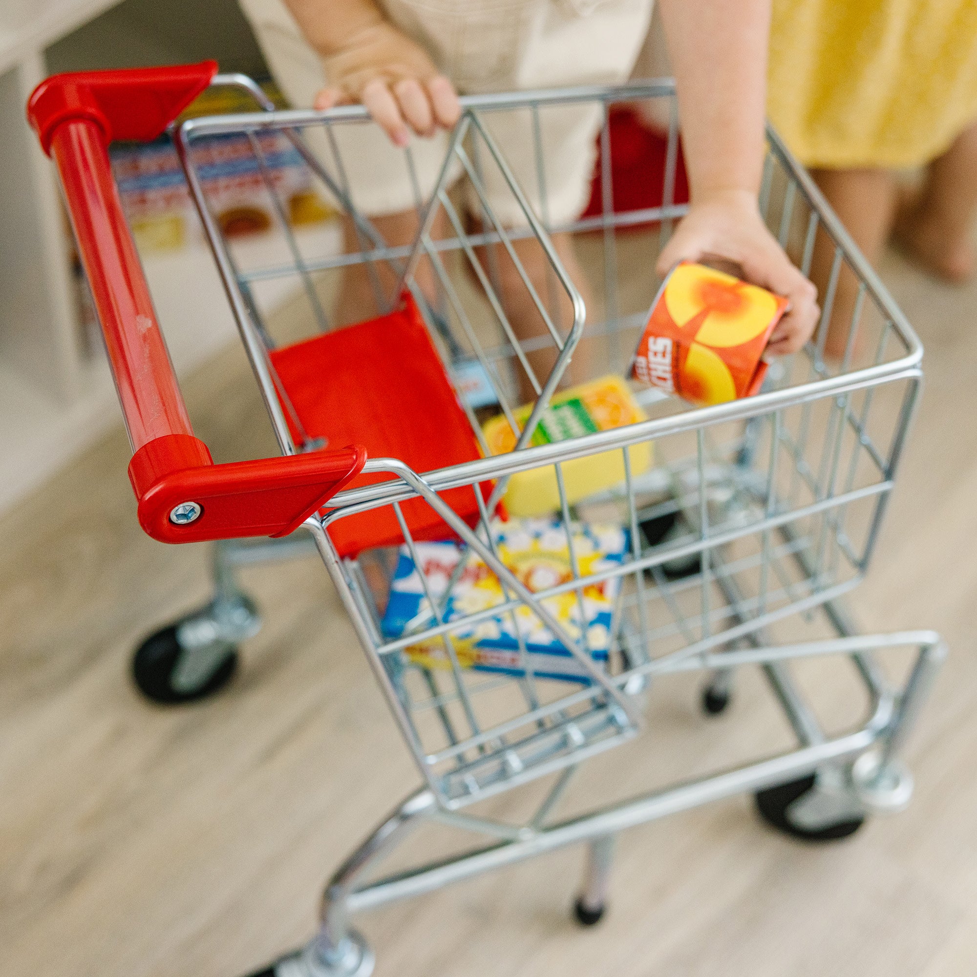 Metal Grocery Shopping Cart Toy - Image 5