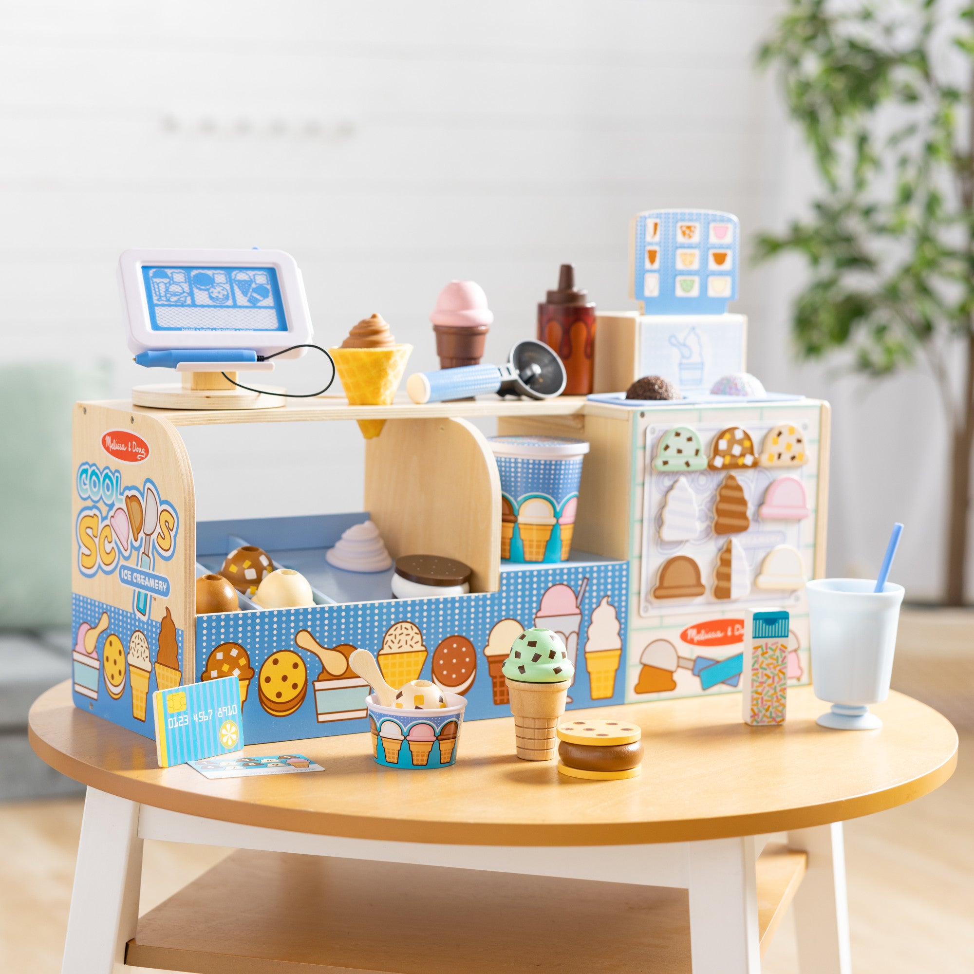 Wooden Cool Scoops Ice Creamery - Image 9