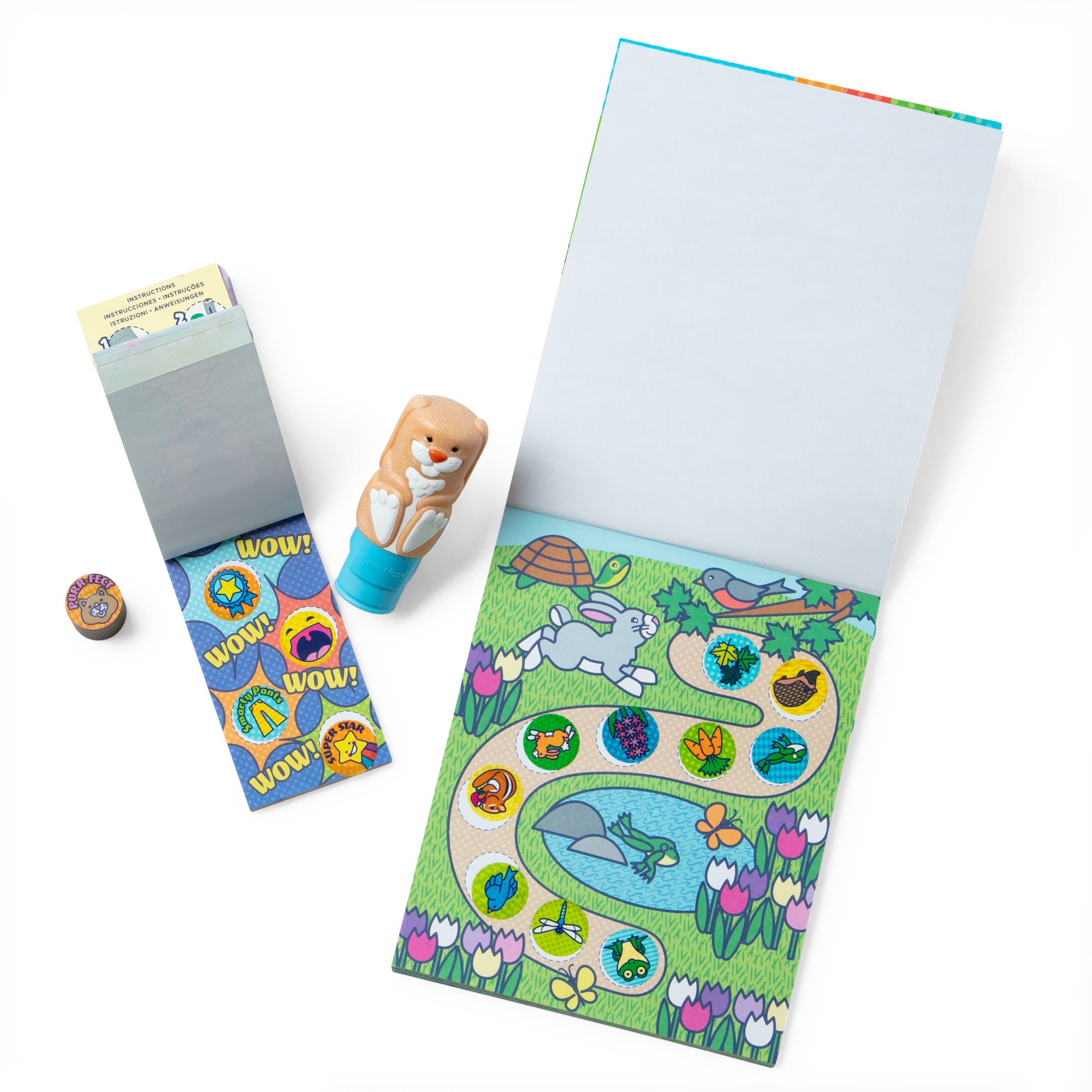 Sticker WOW!™ Bunny Bundle: Activity Pad & Sticker Stamper + Mini Activity Pad and 200 Refill Stickers - Image 3