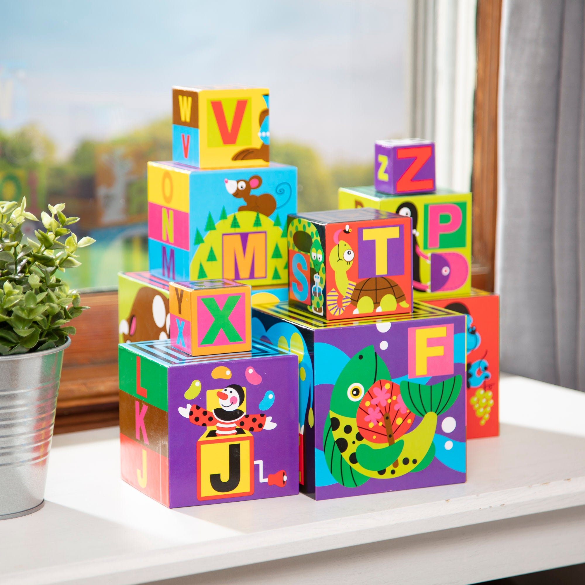 Alphabet Nesting and Stacking Blocks - Image 9