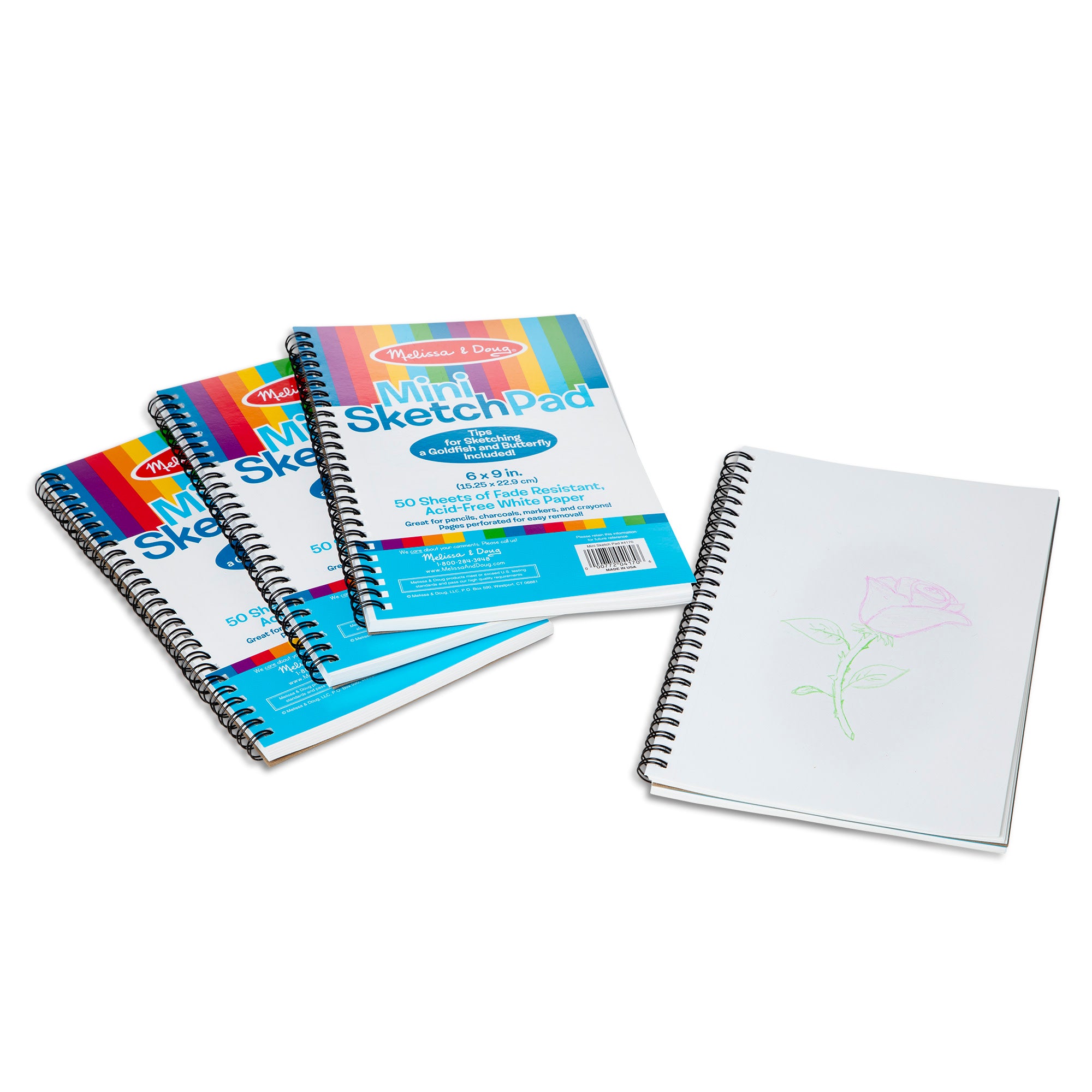 Mini Sketch Pad 4-Pack - Image 3
