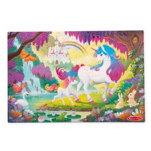 Glow-in-the-Dark Unicorn Floor Puzzle - 48 Pieces