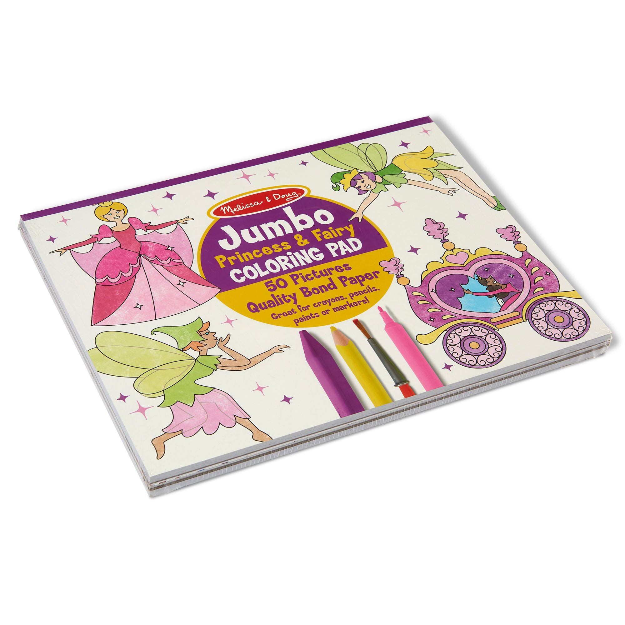 Princess. Fairy. Animals & More Coloring and Sticker Pad Bundle - Image 8