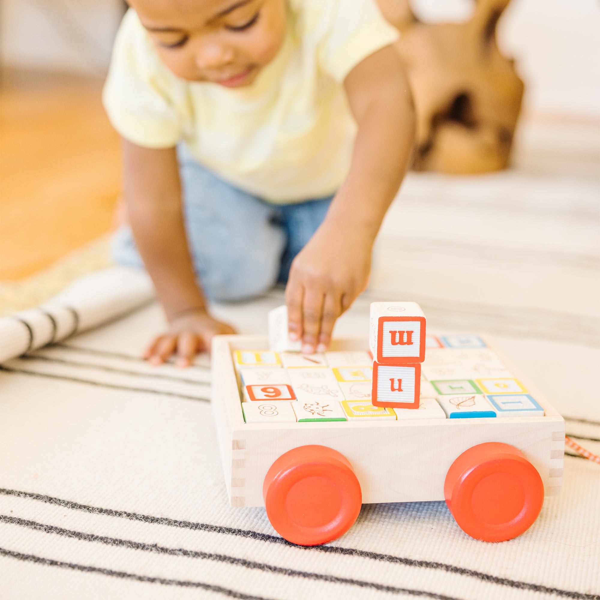 Classic ABC Block Cart - Image 10
