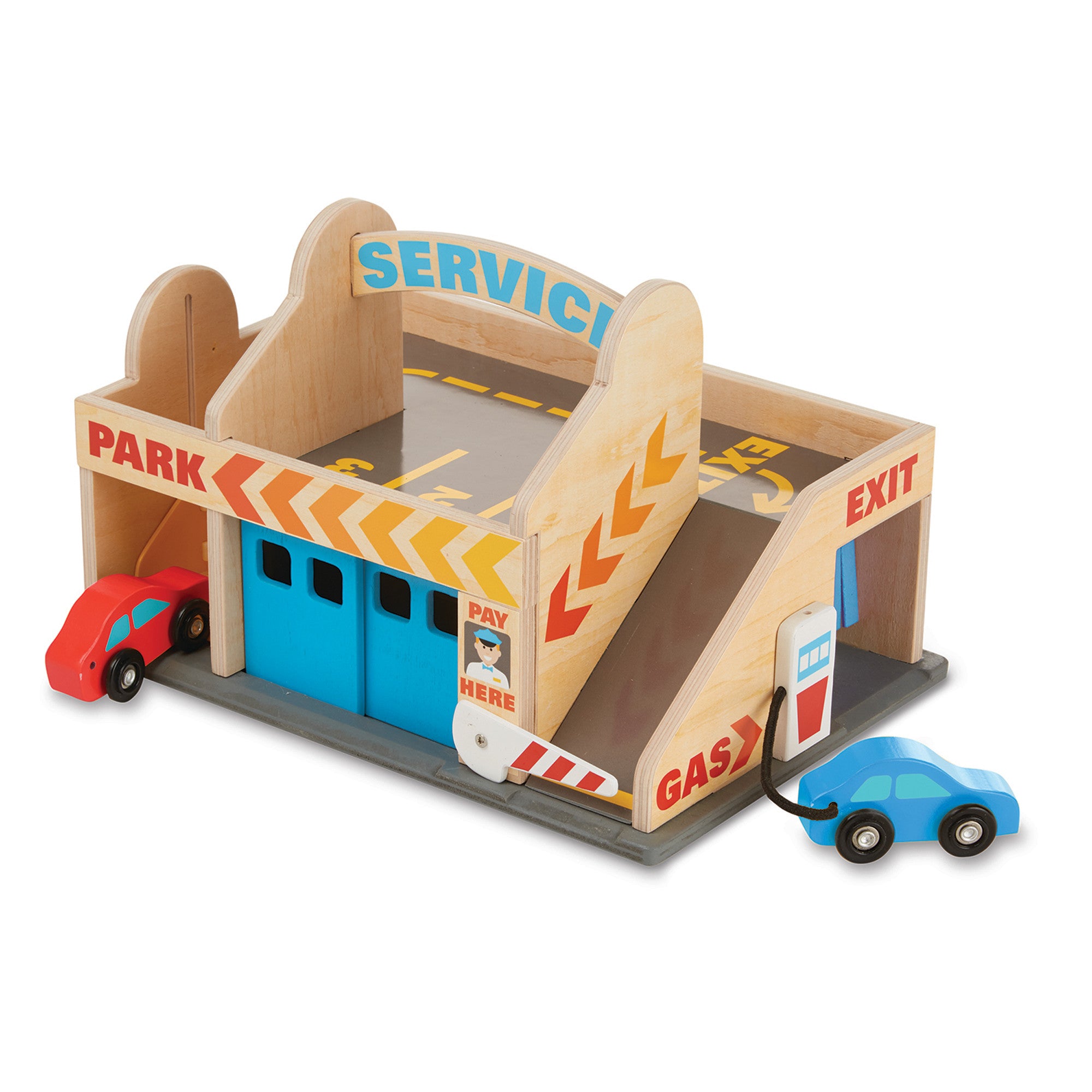 Wooden Service Station Parking Garage - Image 9