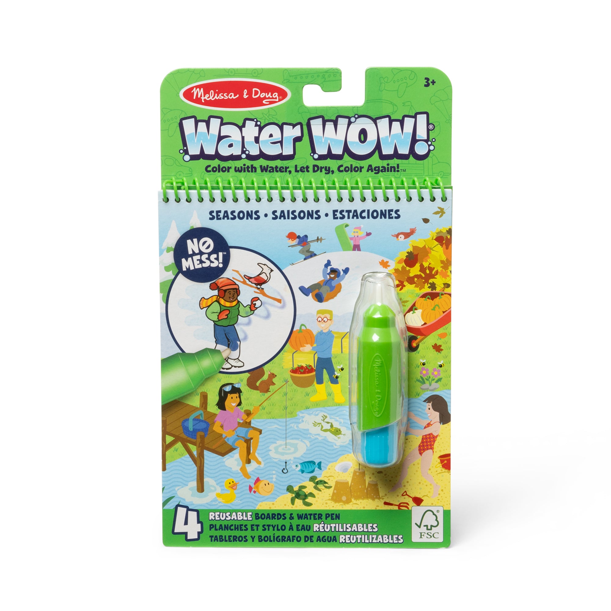 Water WOW! Water-Reveal Pad - Seasons