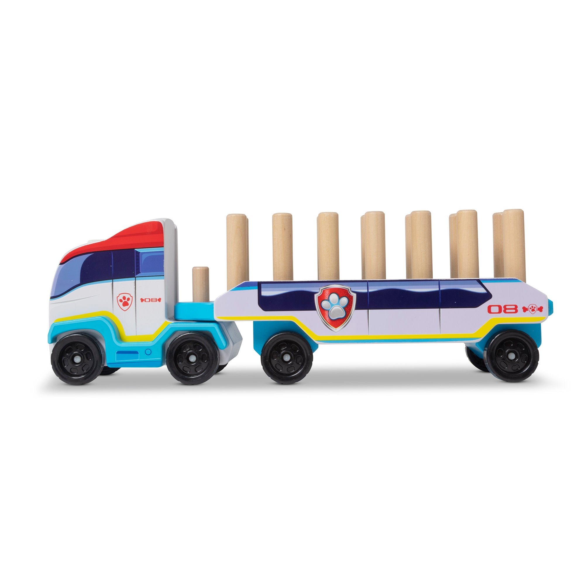 PAW Patrol Wooden ABC Block Truck - Image 3