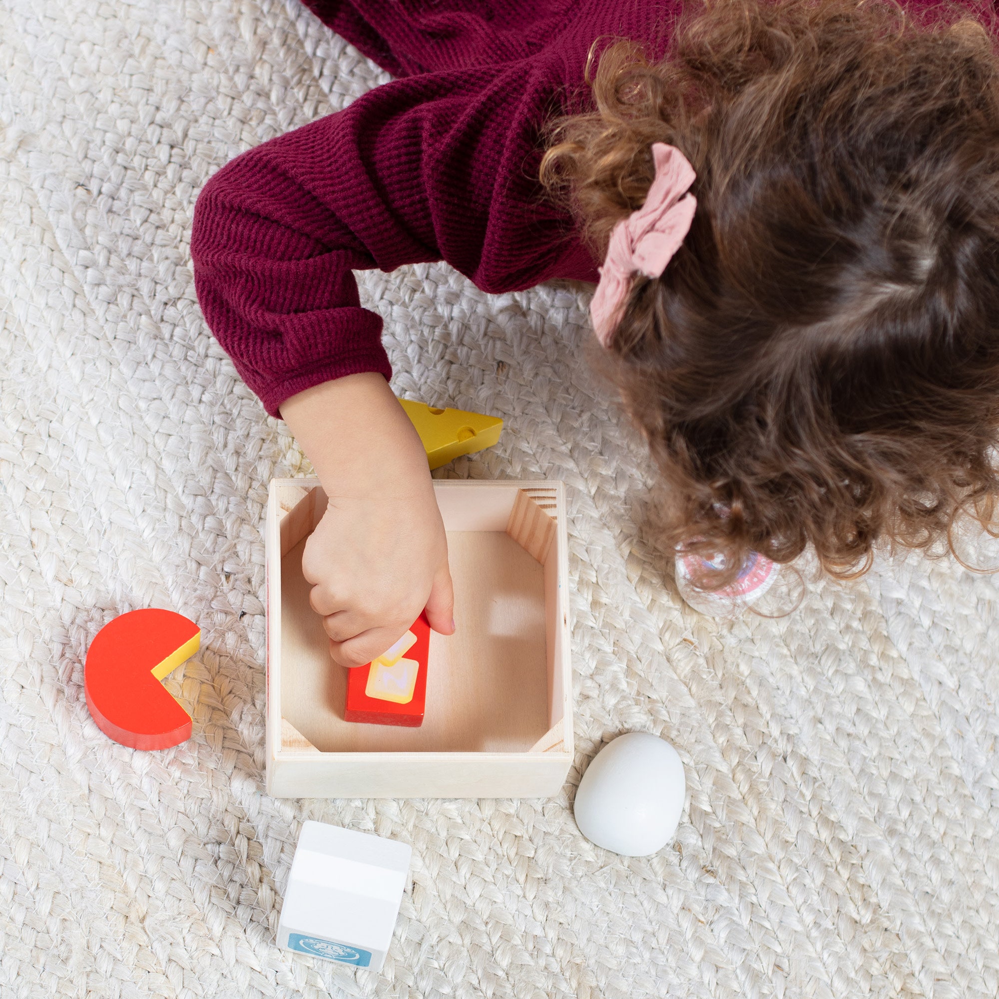 Wooden Food Groups Play Set – Dairy - Image 4