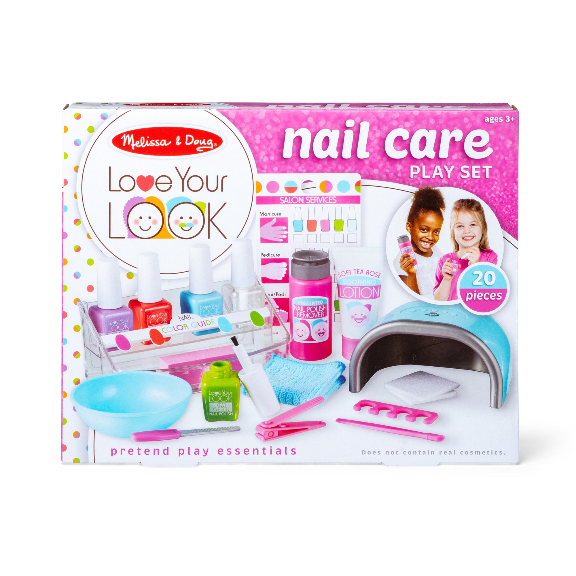 Love Your Look Pretend Nail Care Play Set (Mess-Free - No Real Cosmetics) - Image 3