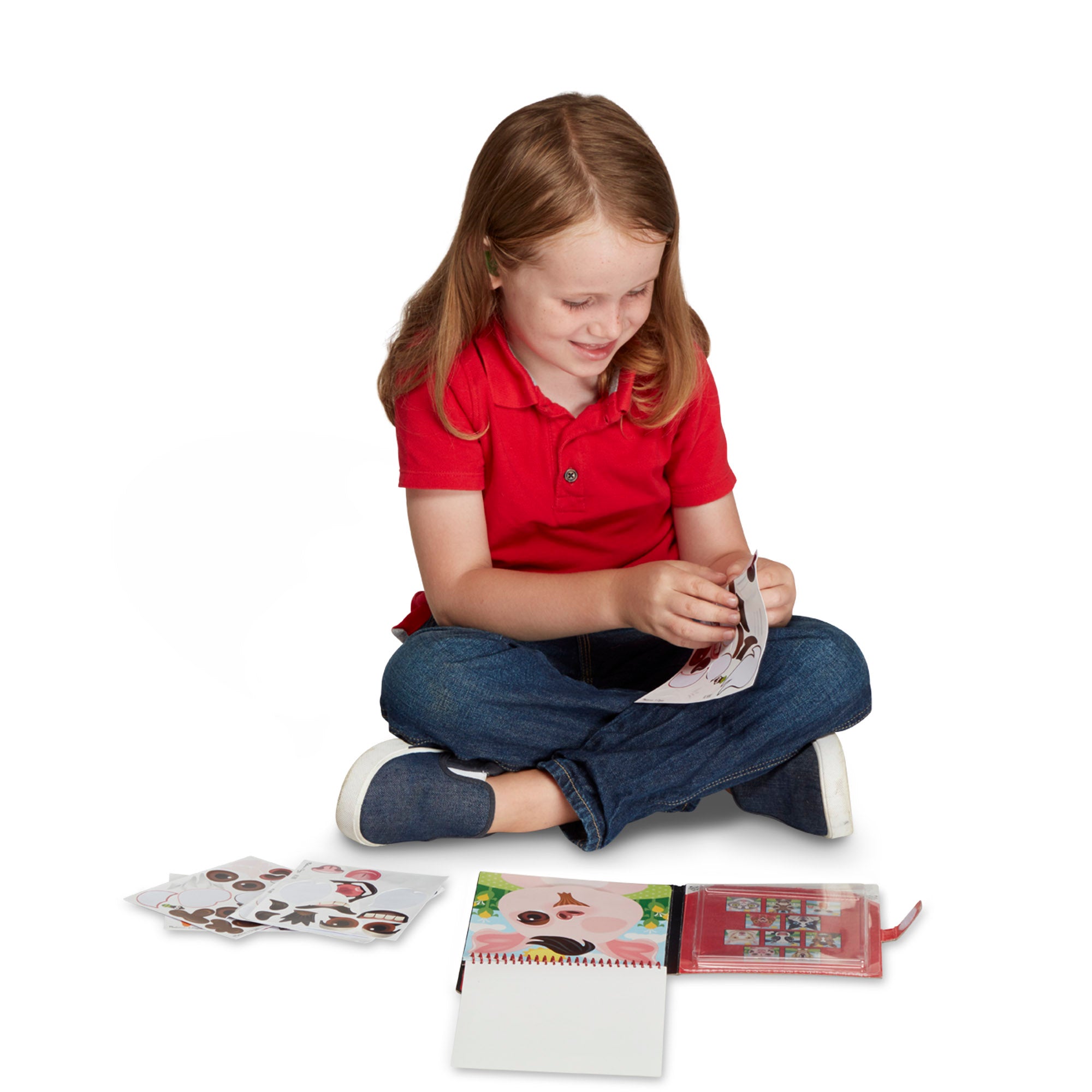 Make-a-Face – Farm Reusable Sticker Pad – On the Go Travel Activity - Image 8
