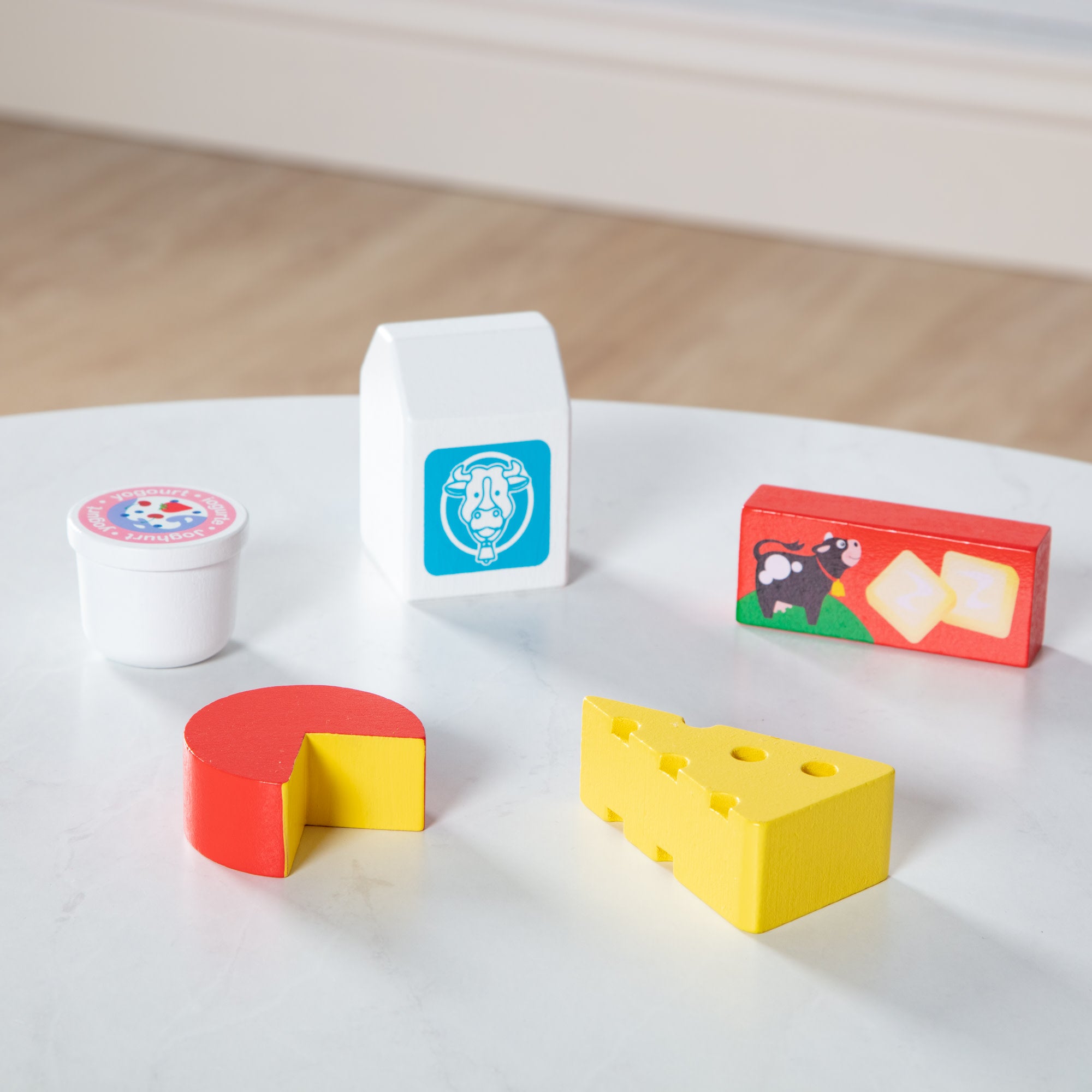 Wooden Food Groups Play Set – Dairy - Image 9