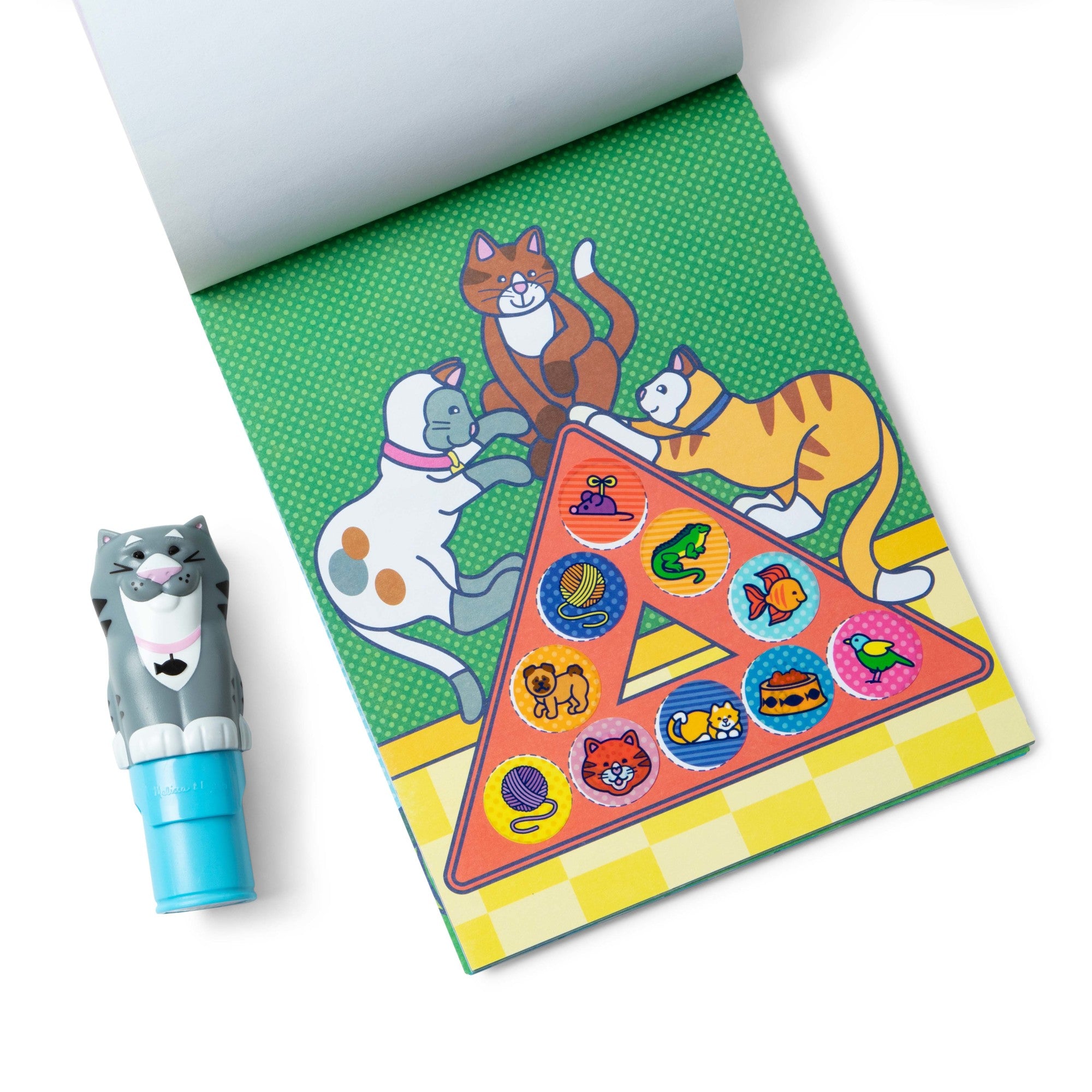 Sticker WOW!™ Cat Bundle: Activity Pad & Sticker Stamper + Mini Activity Pad and 200 Refill Stickers - Image 4