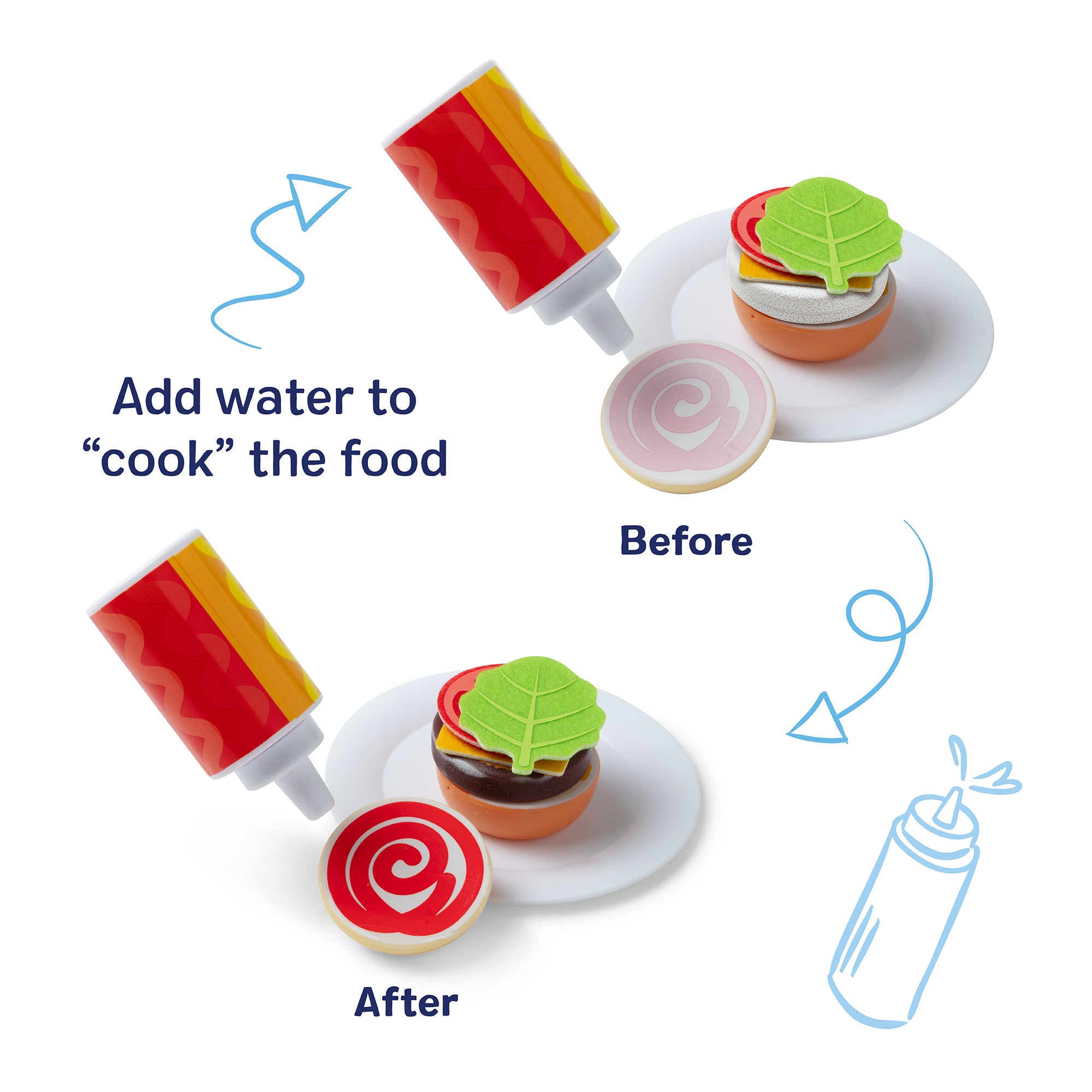 Flip & Fry Grill Play Set with Color Changing Water WOW! - Image 6
