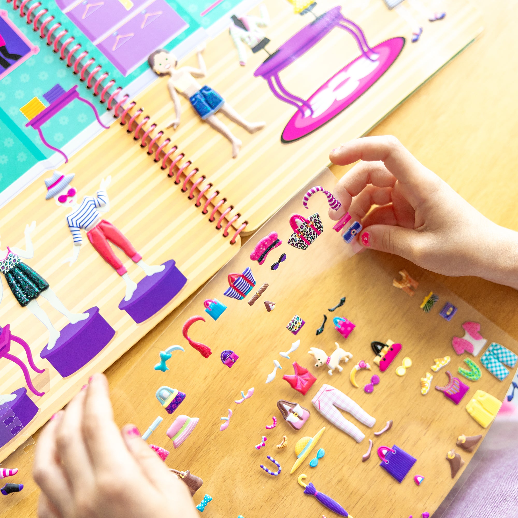 Puffy Sticker Activity Book - Day of Glamour - Image 8