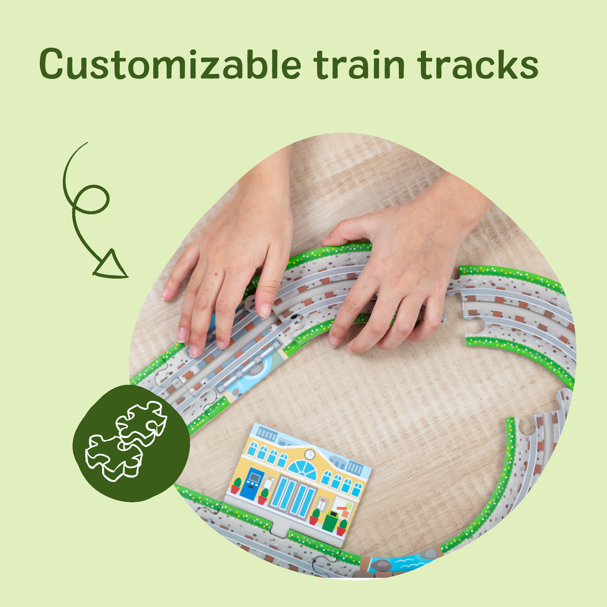 Design Your Own Railroad Floor Puzzle - Image 4