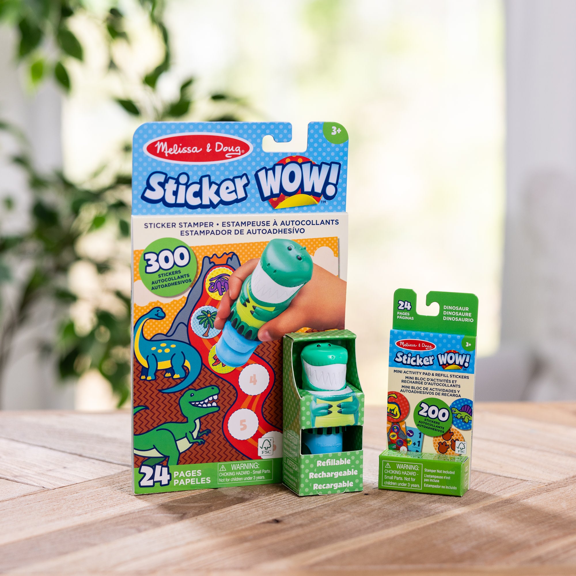 Sticker WOW!™ Dinosaur Bundle: Activity Pad & Sticker Stamper + Mini Activity Pad and 200 Refill Stickers - Image 9