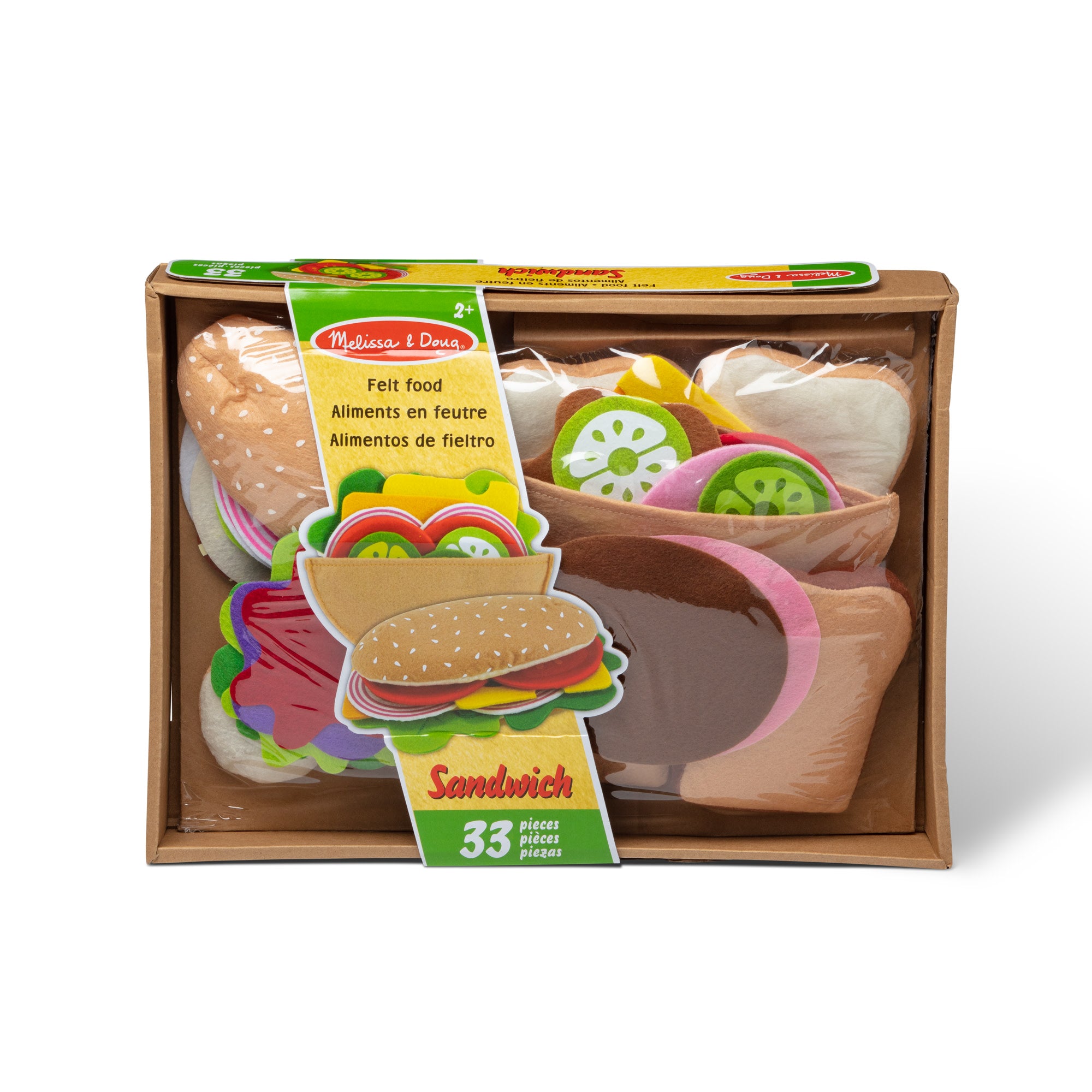 Felt Food Sandwich Play Set - Image 3