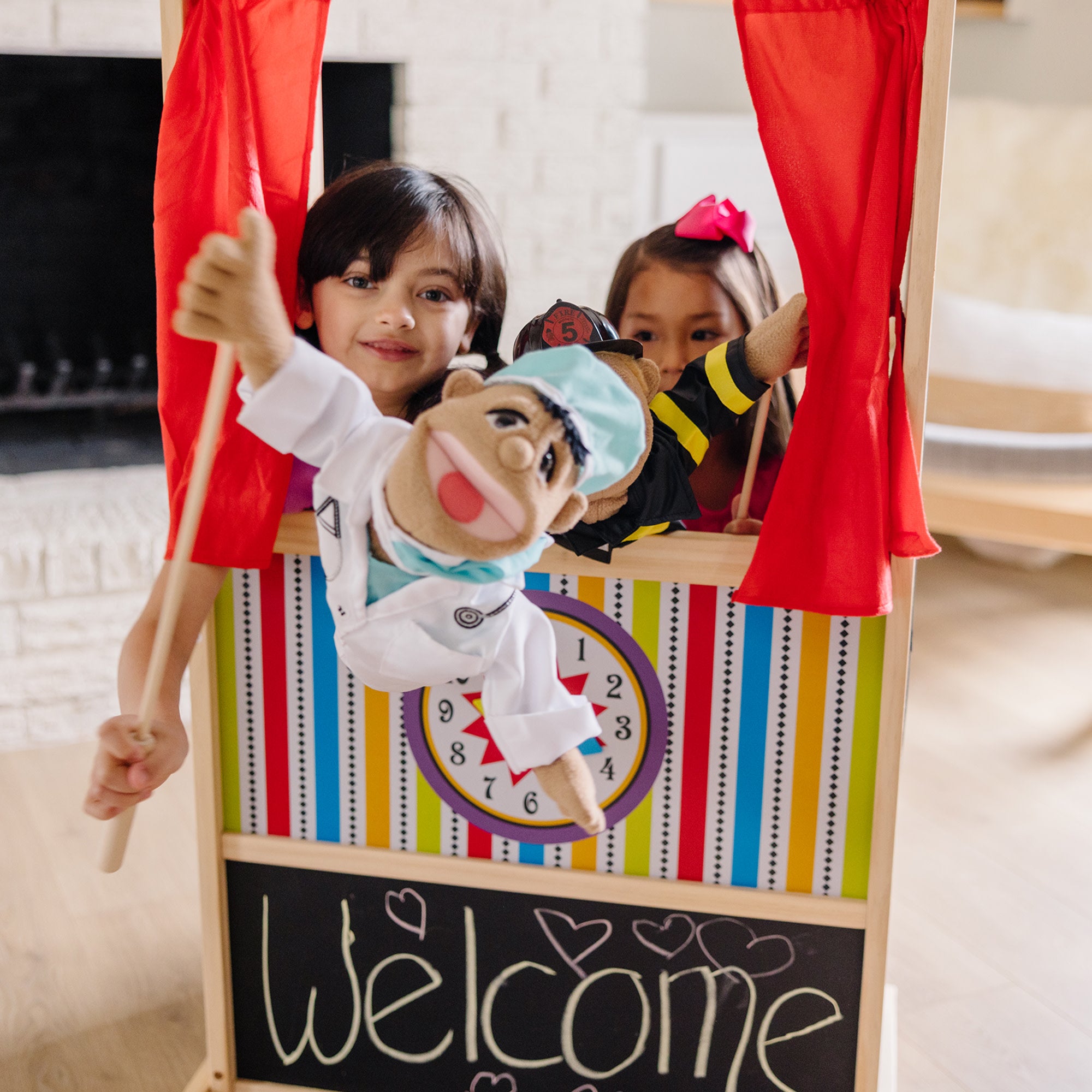 Wooden Deluxe Puppet Theater - Image 5
