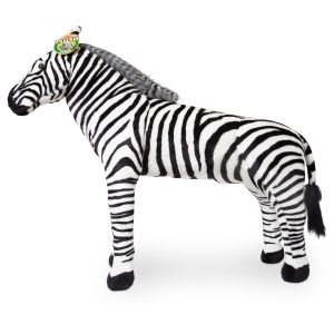 Zebra Lifelike Plush Stuffed Animal