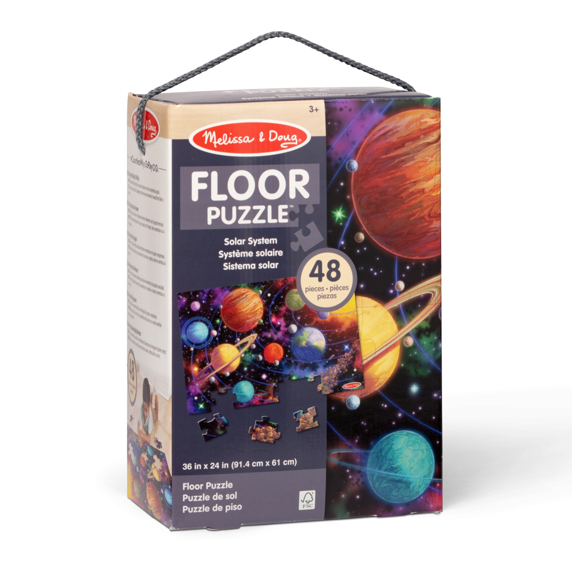 Solar System Floor Puzzle - 48 Pieces - Image 9