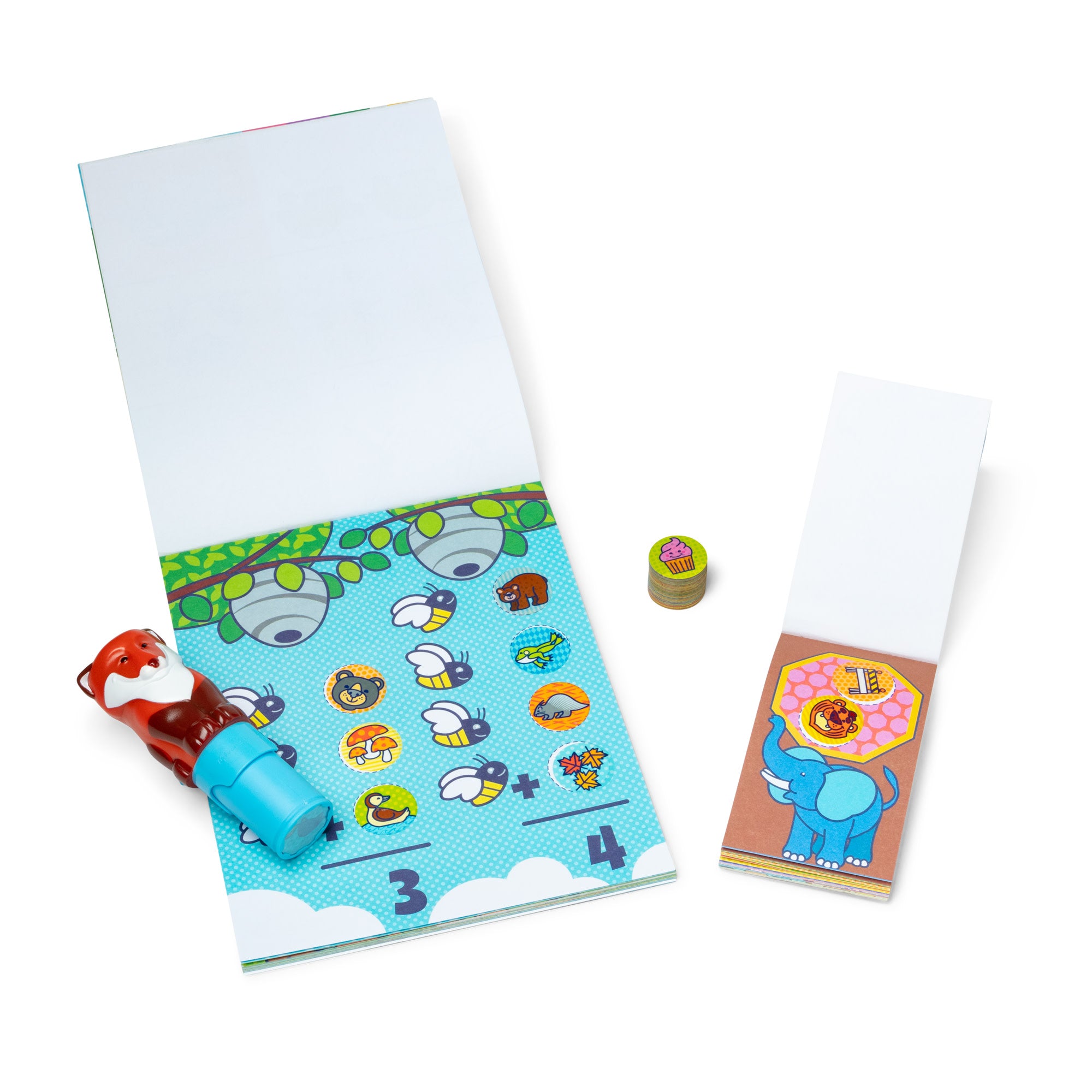 Sticker WOW!™ Fox Bundle: Activity Pad & Sticker Stamper + Mini Activity Pad and 200 Refill Stickers - Image 2
