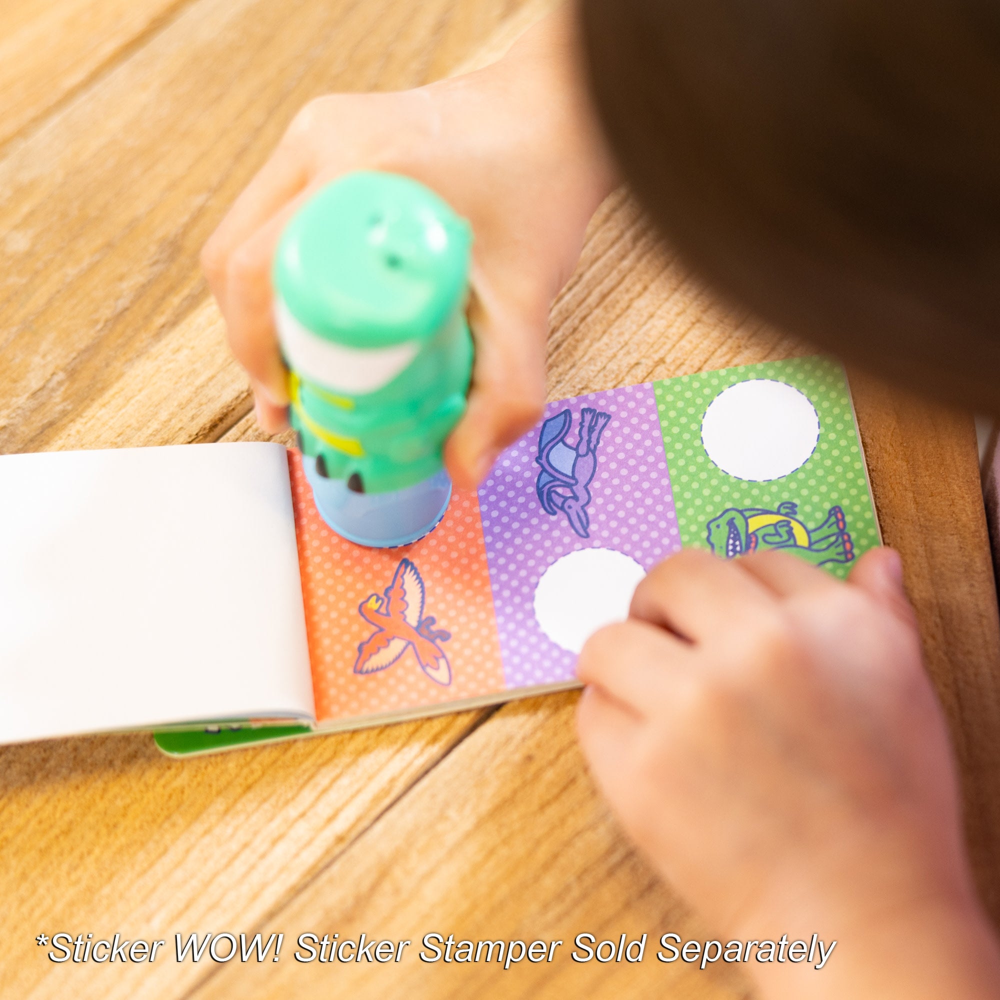 Sticker WOW!® Mini Activity Pad & Refill Stickers - Dinosaur (200+ Stickers. Stamper Not Included) - Image 7