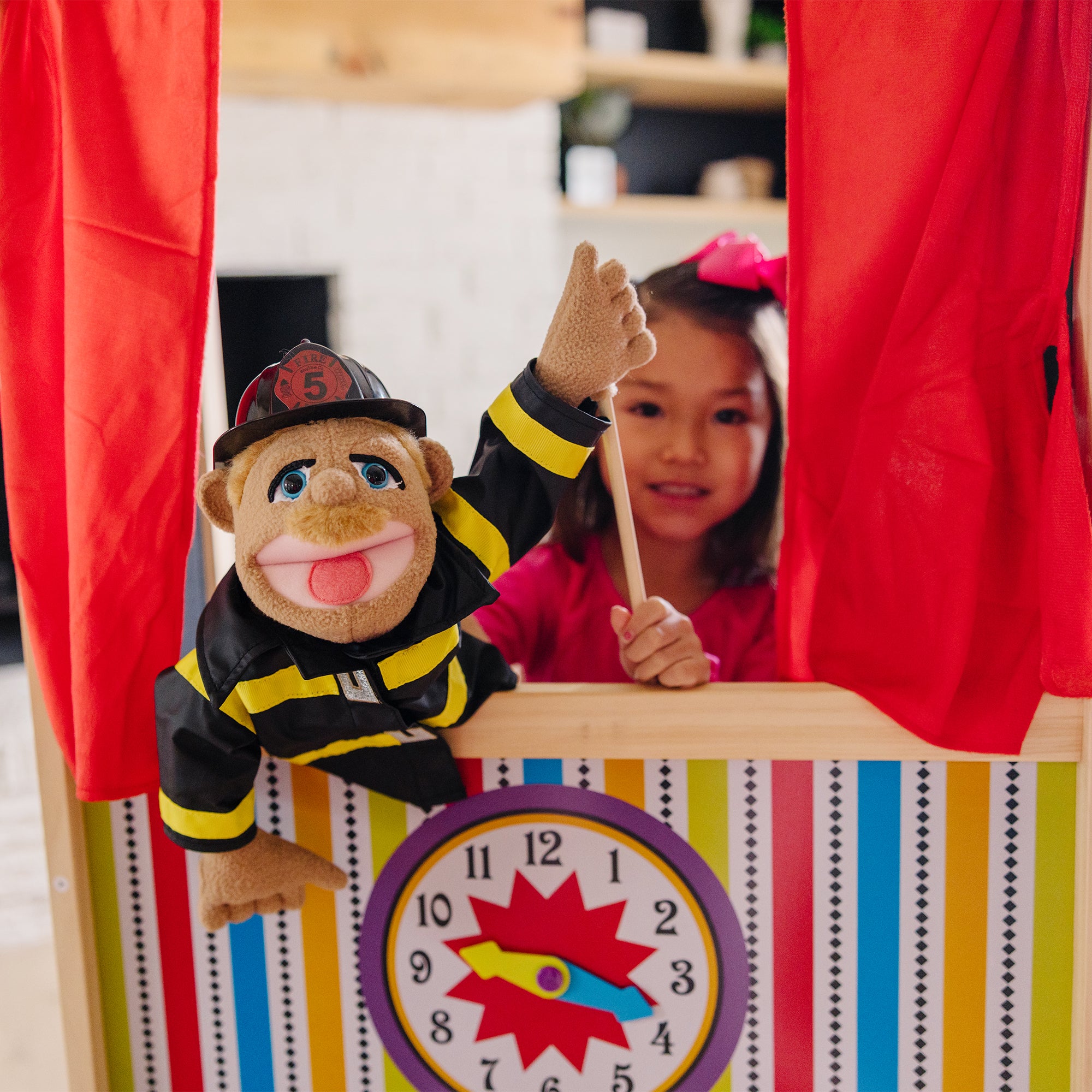 Wooden Deluxe Puppet Theater - Image 10