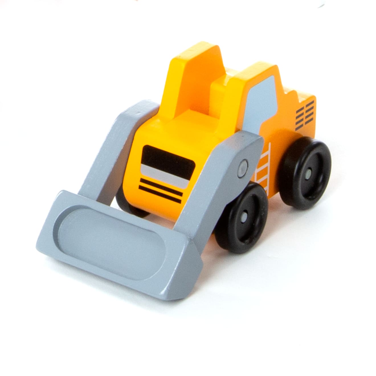 Classic Wooden Toy Construction Vehicle Set - Image 6