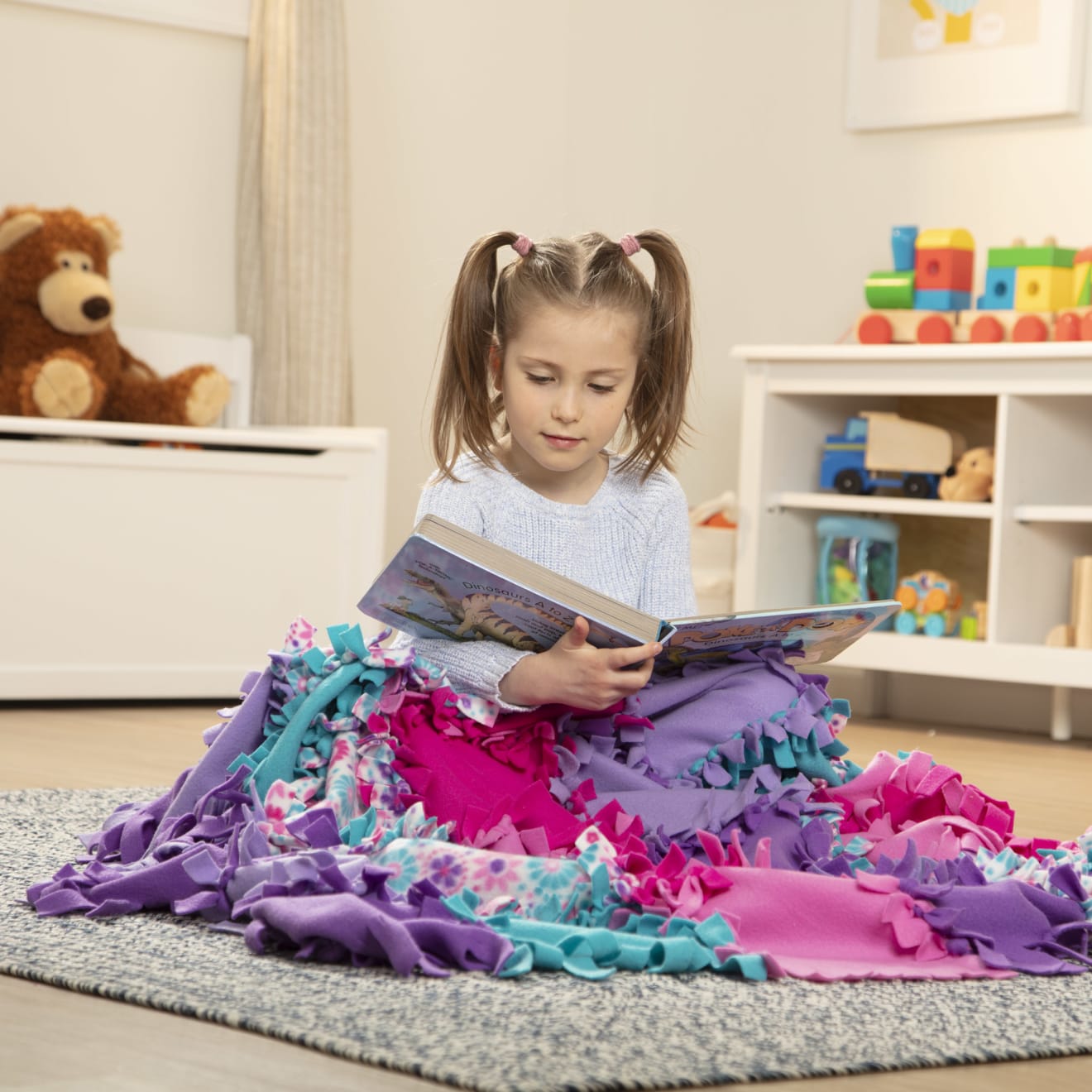 Created by Me! Flower Fleece Quilt - Image 2