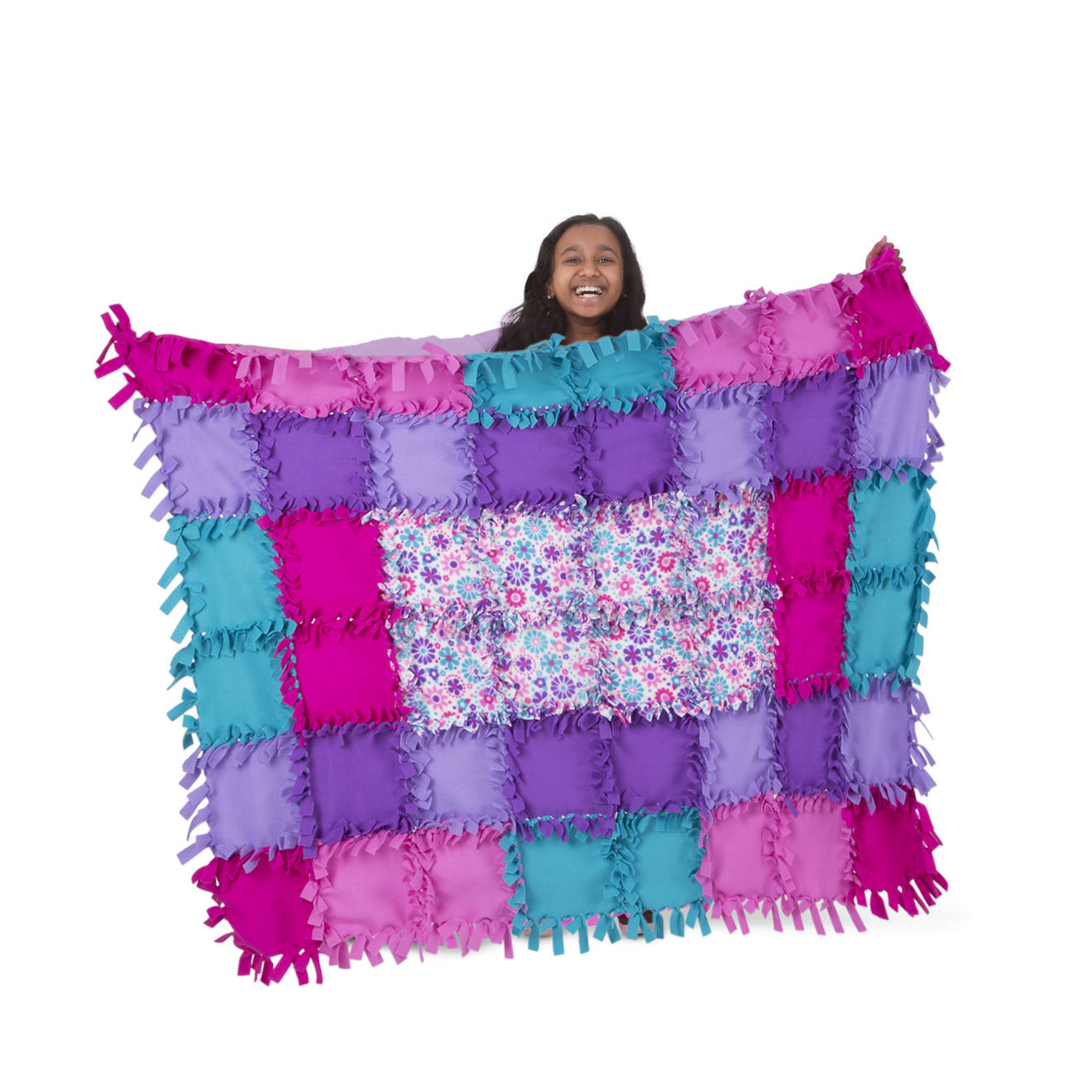 Created by Me! Flower Fleece Quilt - Image 4