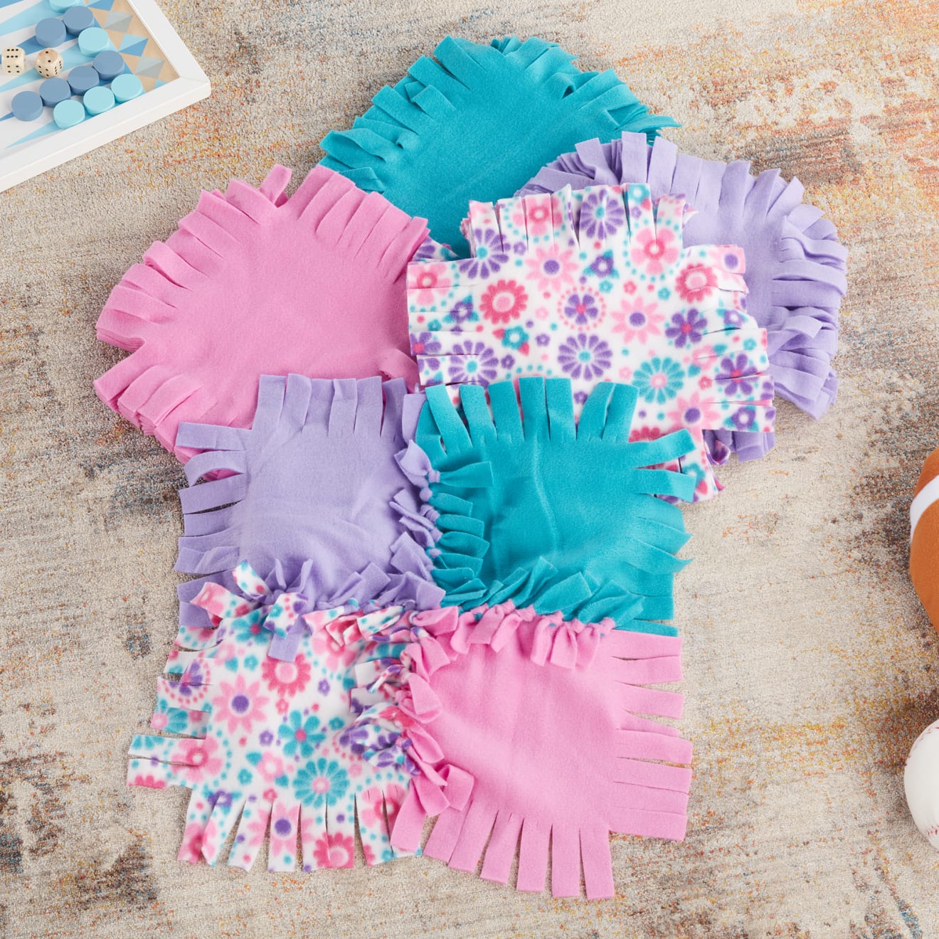 Created by Me! Flower Fleece Quilt - Image 5