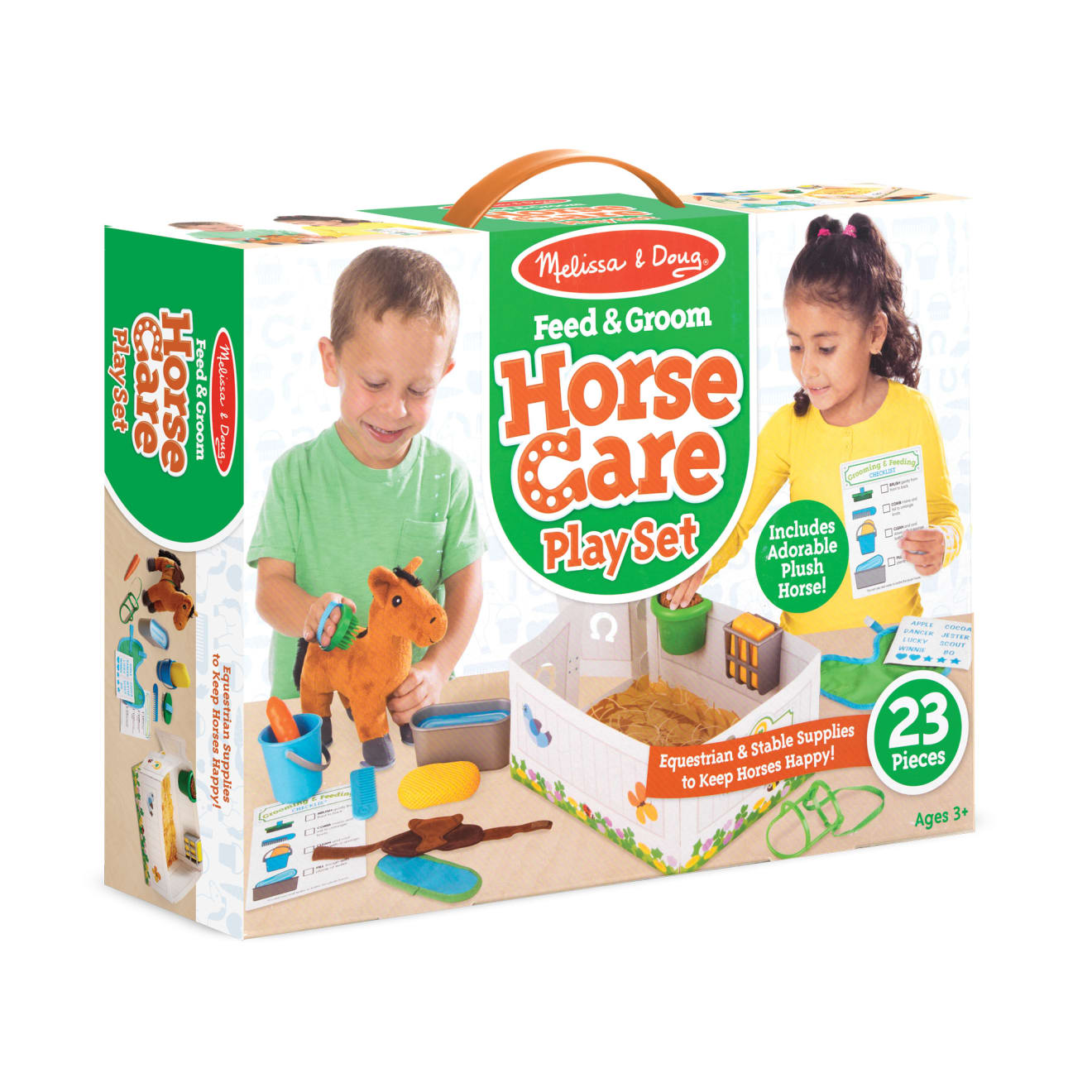 Feed & Groom Horse Care Play Set - Image 3