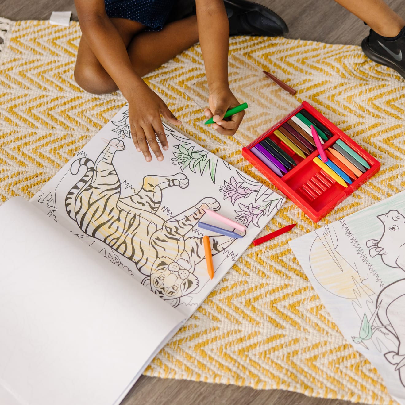 Jumbo Coloring Pad - Animals - Image 2